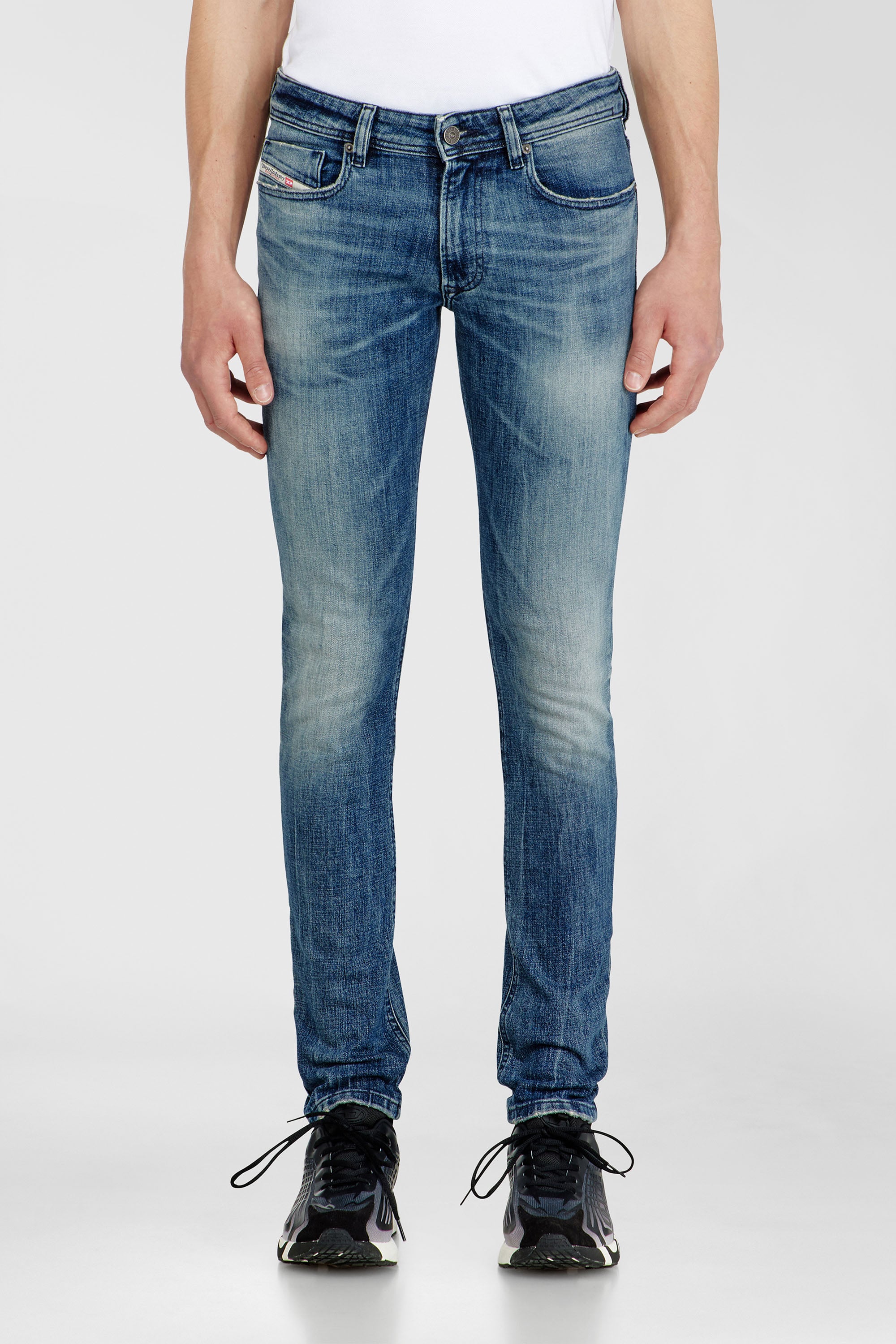 Diesel - Skinny Jeans 1979 Sleenker 0KBBE Homme, Bleu moyen - Image 1