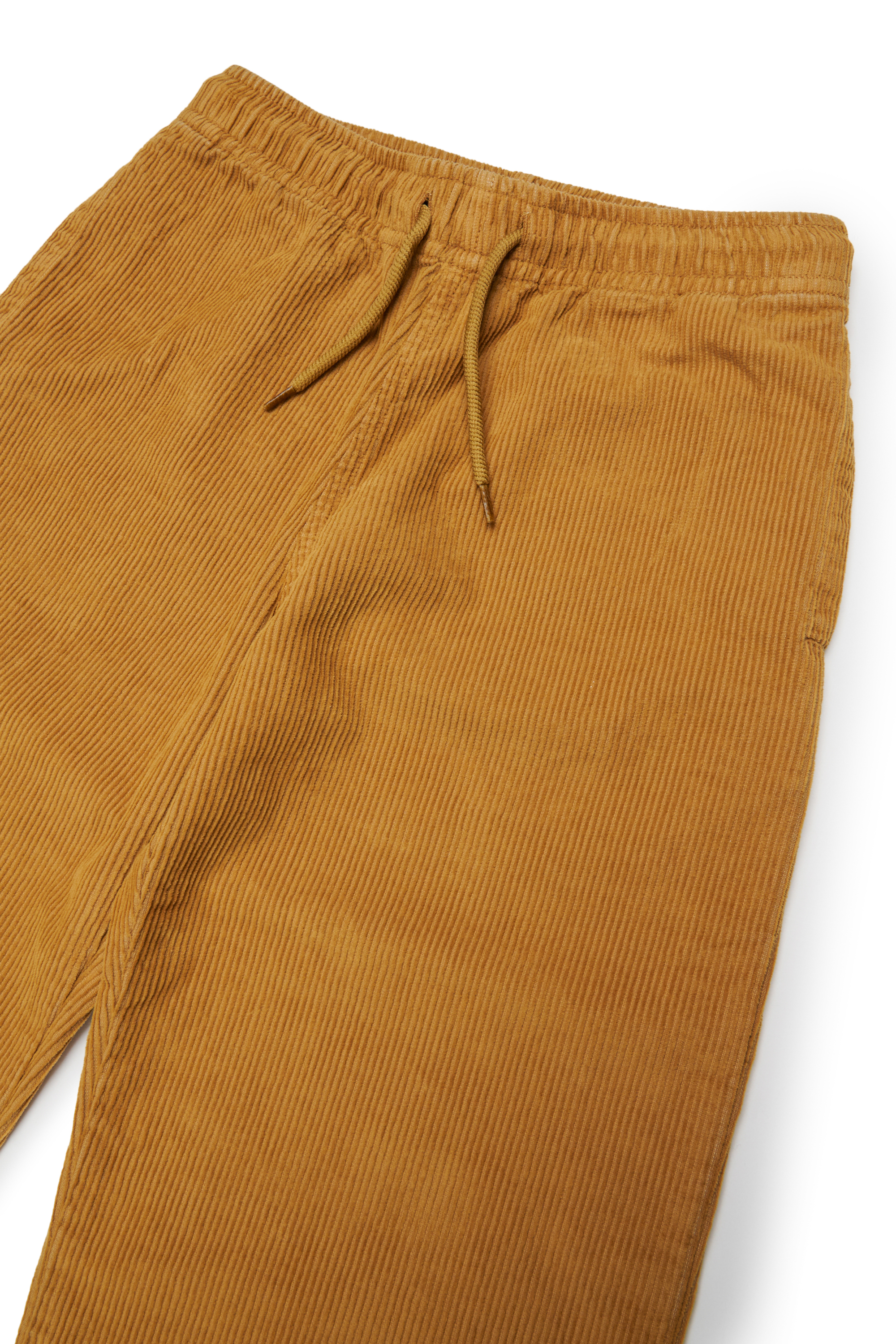 Diesel - PMILL, Pantalon en velours c&ocirc;tel&eacute; avec taille &agrave; coulisse Homme in Marron - 3