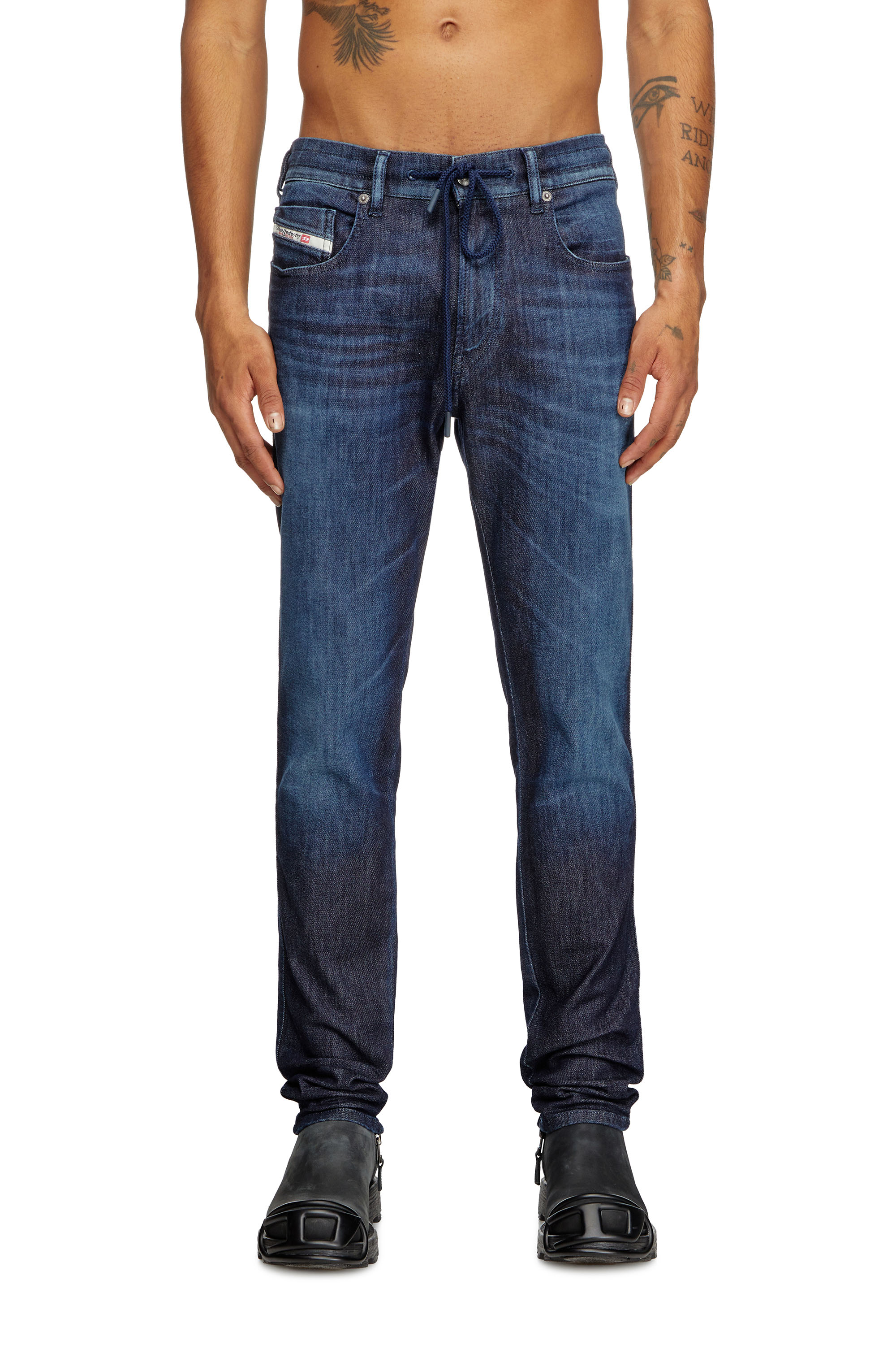 Diesel - Man's Slim 2060 D-Strukt Joggjeans® 09L11, Dark Blue - 2