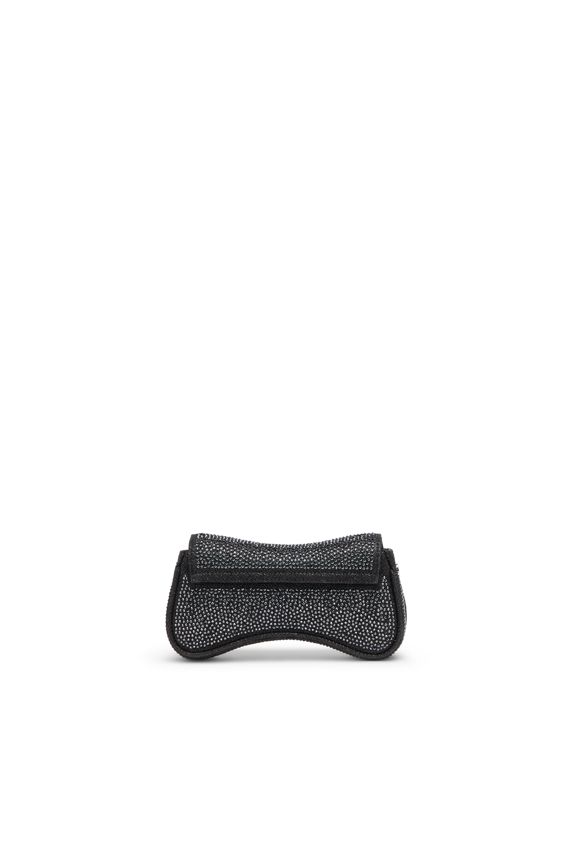 Diesel - PLAY CROSSBODY XS, Play-Sac à bandoulière mini en Lurex cristal Femme in Noir - 2
