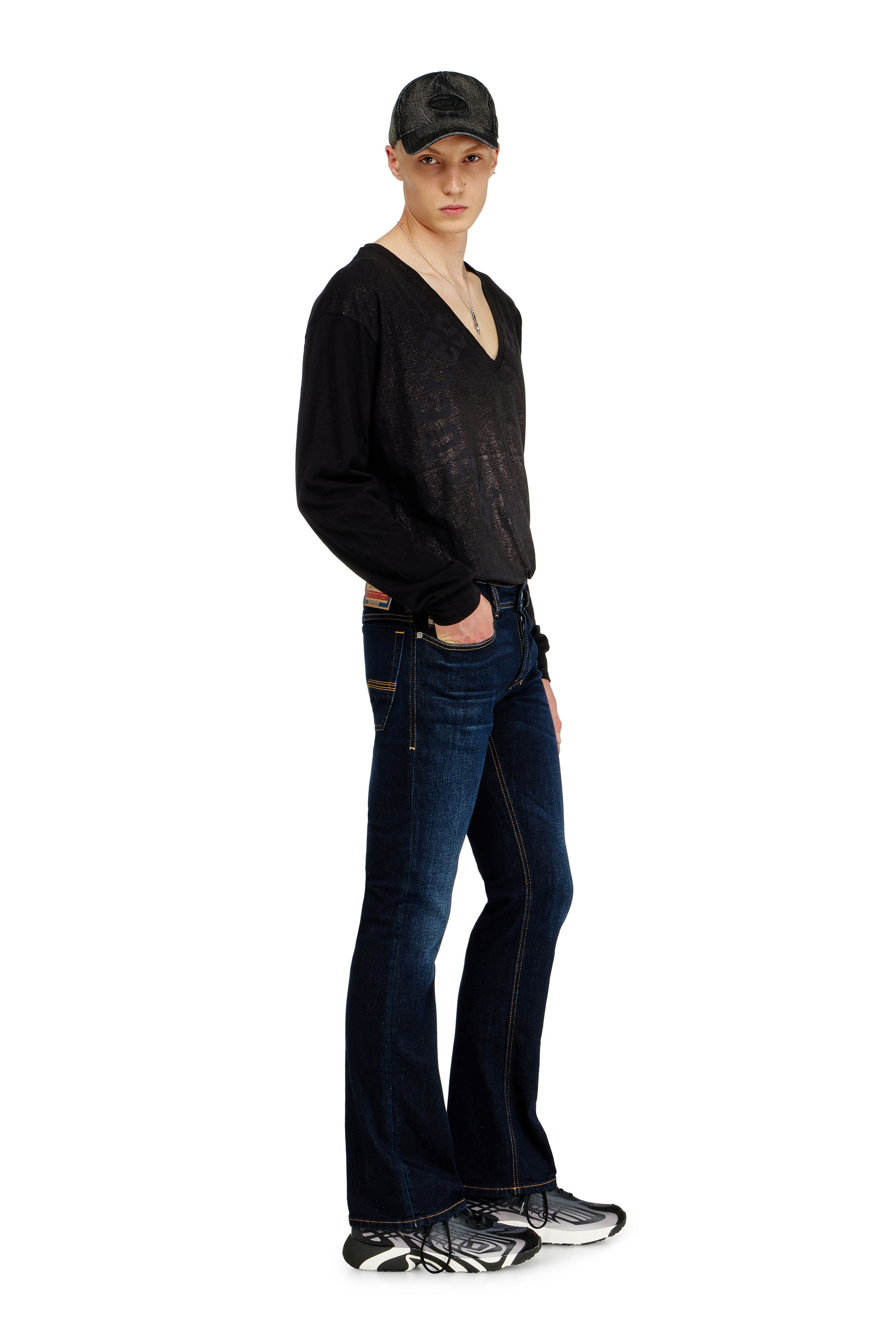 Diesel - Man's Bootcut Jeans 2007 Zatiny 09Q15, Dark Blue - 3