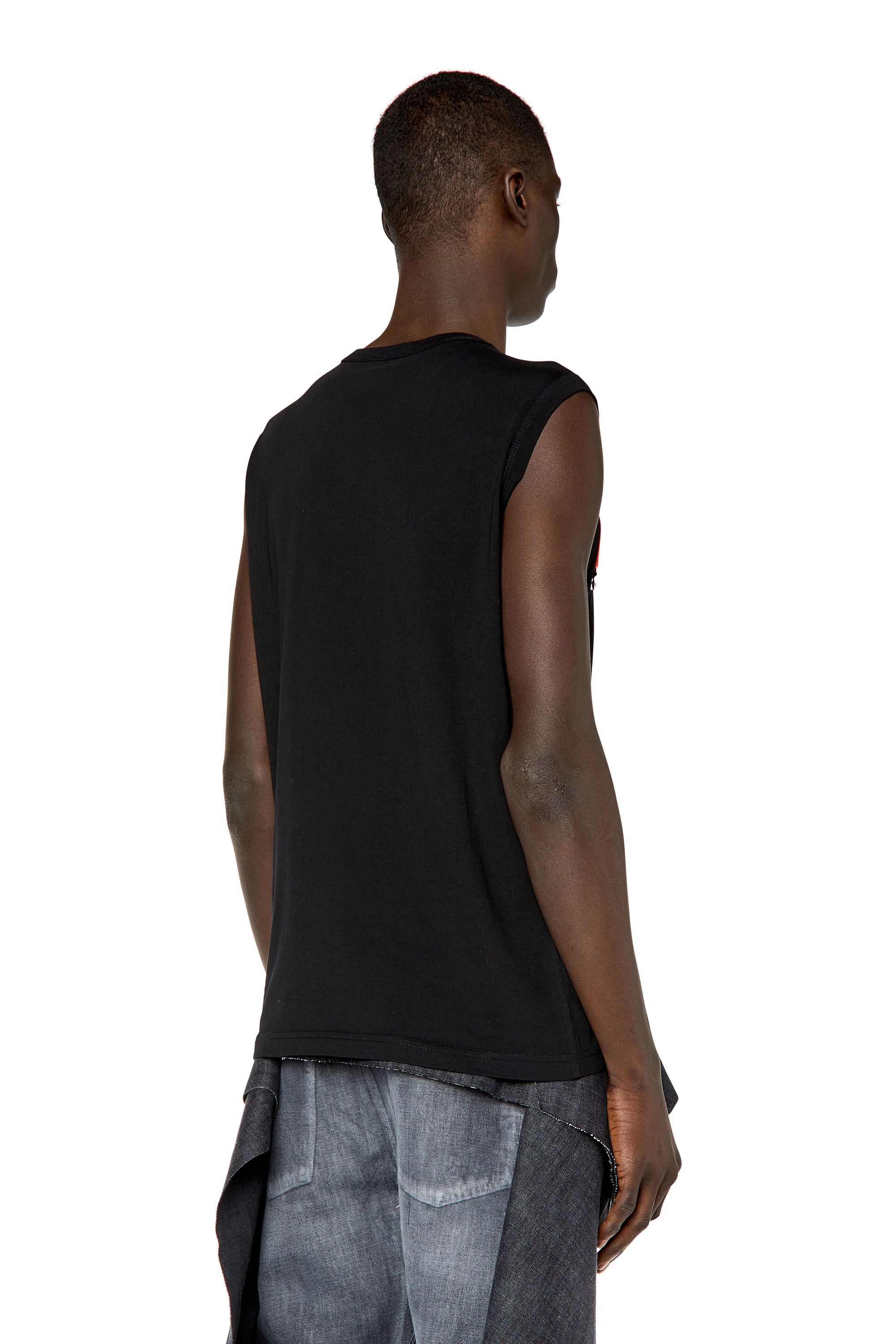 Diesel - T-BISCO-DIVSTROYED, Black - Image 4
