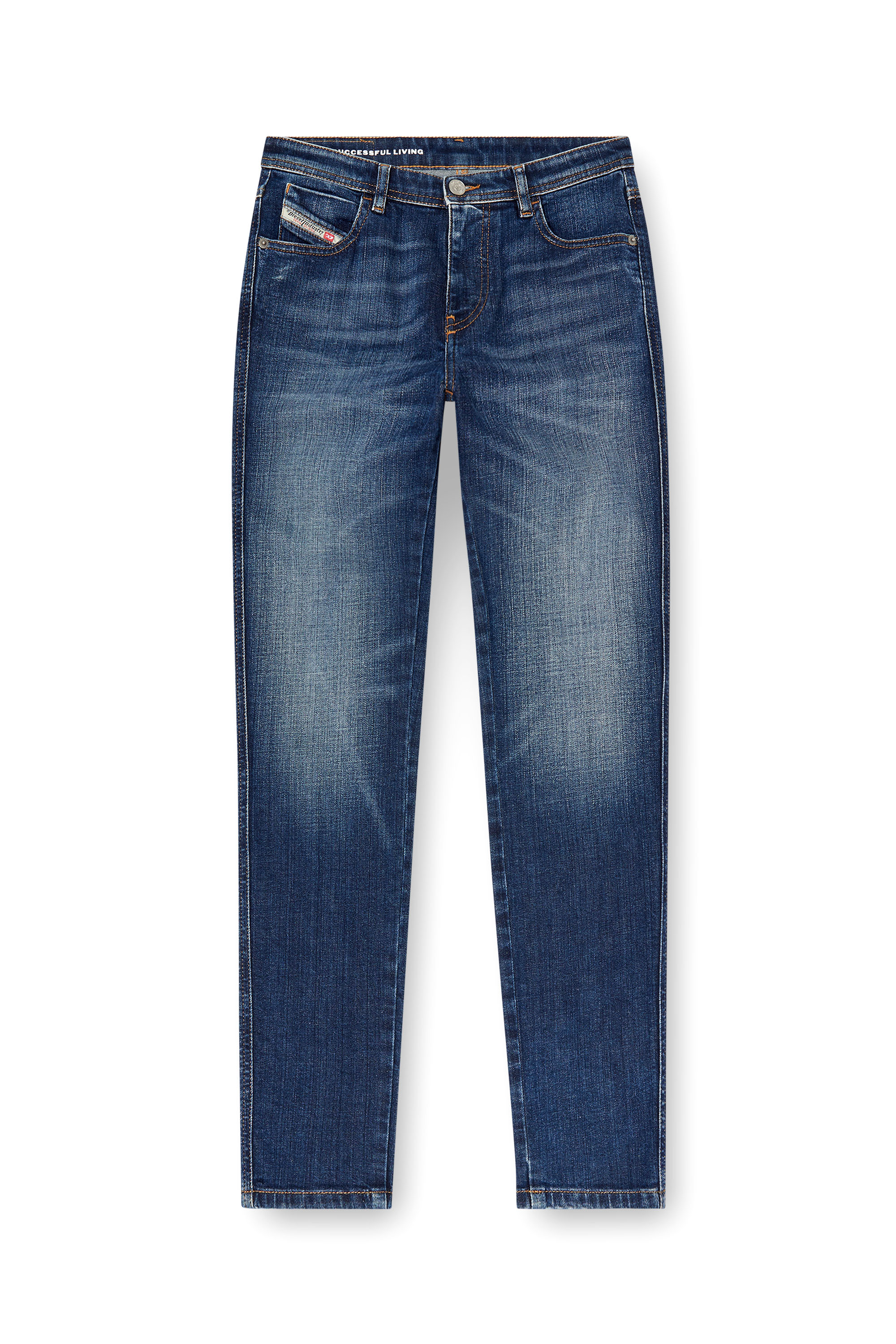 Diesel - Skinny Jeans 2015 Babhila 09L03 Femme, Bleu moyen - Image 2