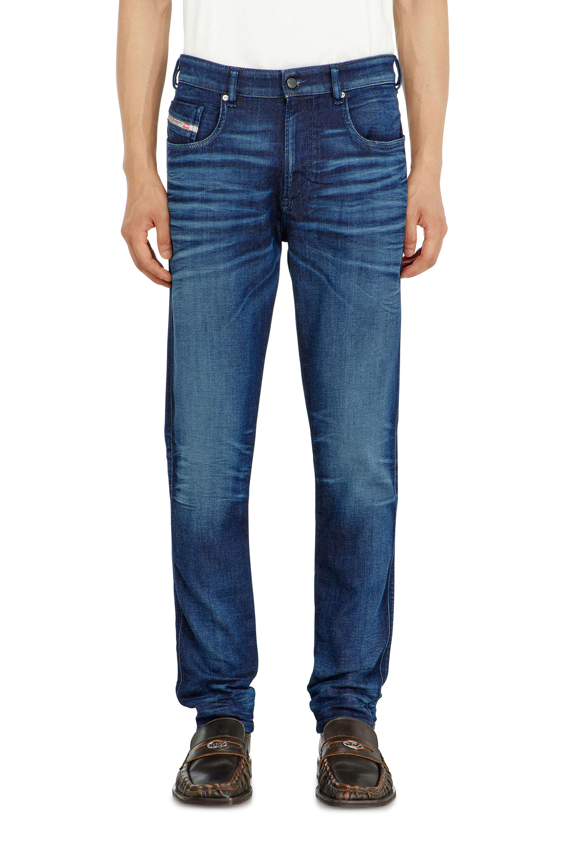 Diesel - Slim 2062 D-Strukt Joggjeans&reg; 068WJ Homme, Bleu Fonc&eacute; - Image 2