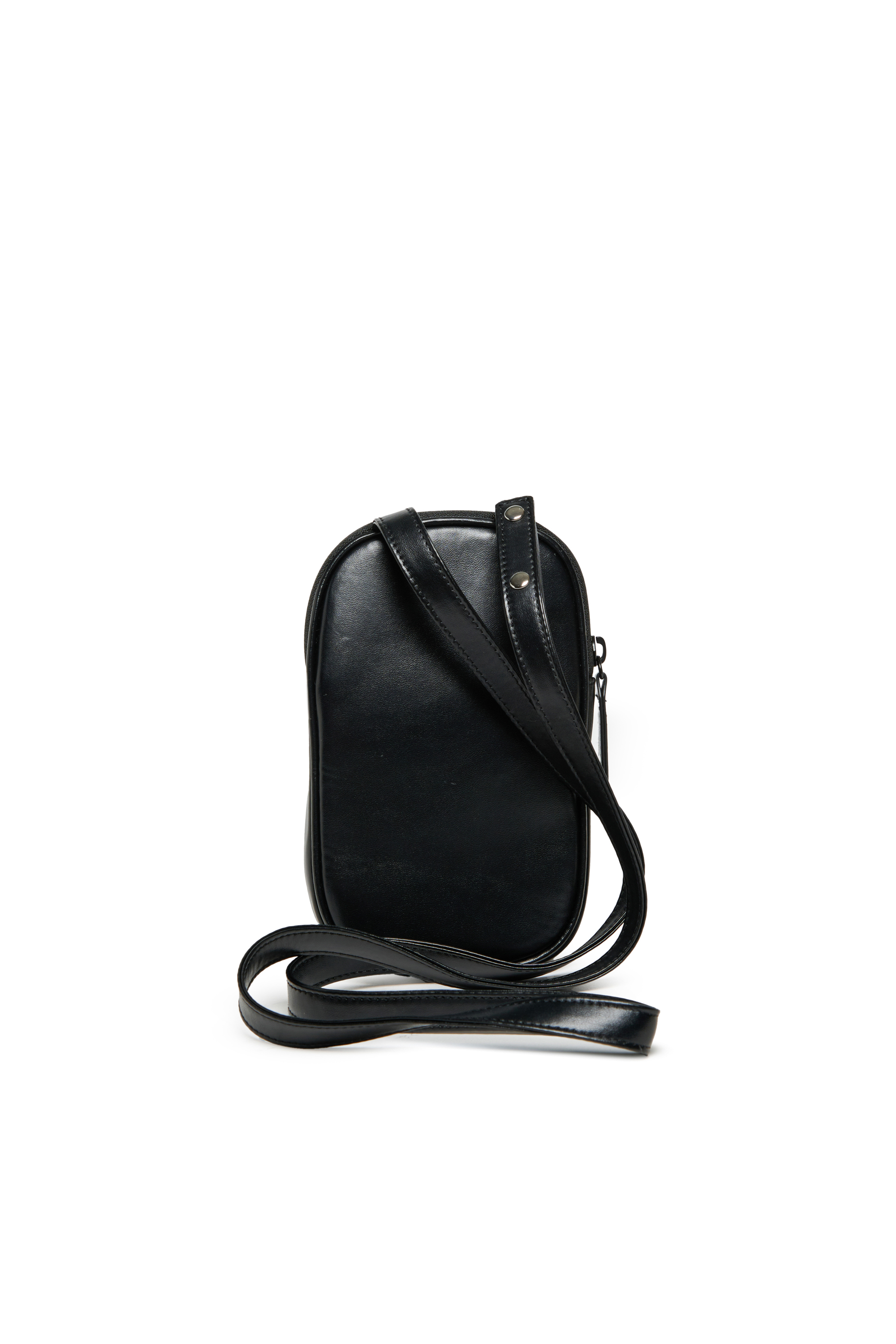 Diesel - WINTY, WINTY-Sac bandouli&egrave;re avec fermeture zipp&eacute;e Femme in Noir - 2