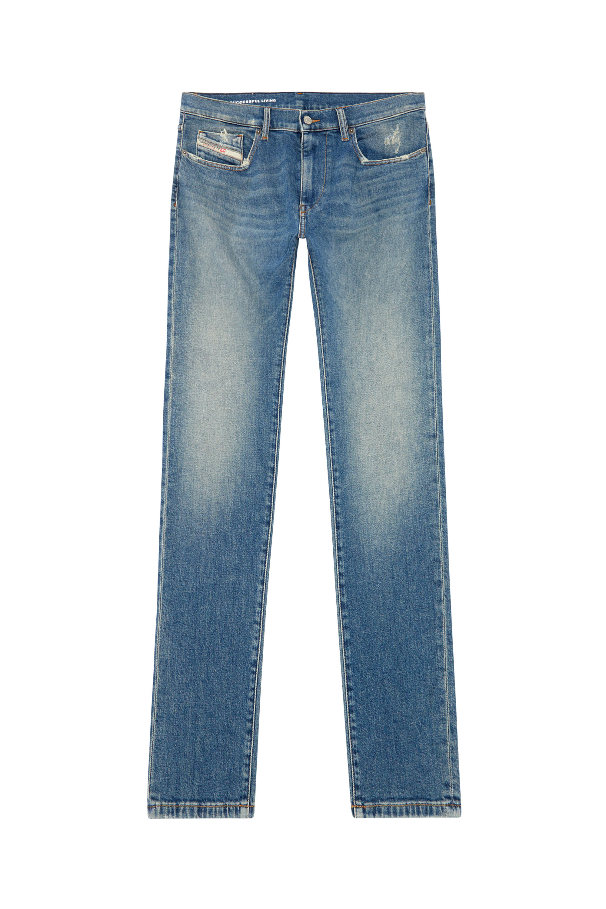 Diesel - Slim Jeans 2019 D-Strukt 0GRDG, Bleu Clair - Image 3