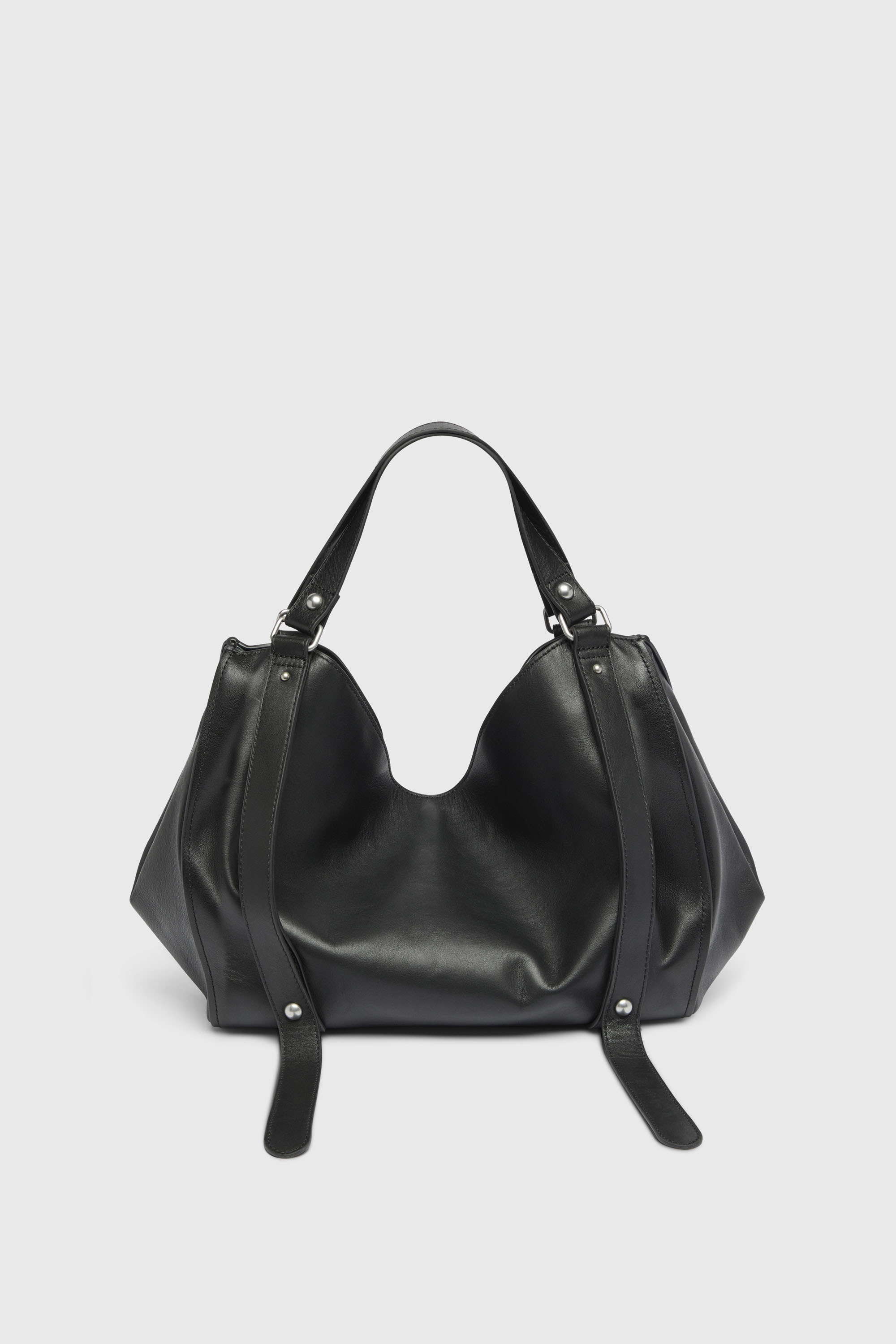 Diesel - D-ONE TOPHANDLE M, D-One-Sac medium &agrave; poign&eacute;e sup&eacute;rieure en cuir trait&eacute; Mixte in Noir - 3