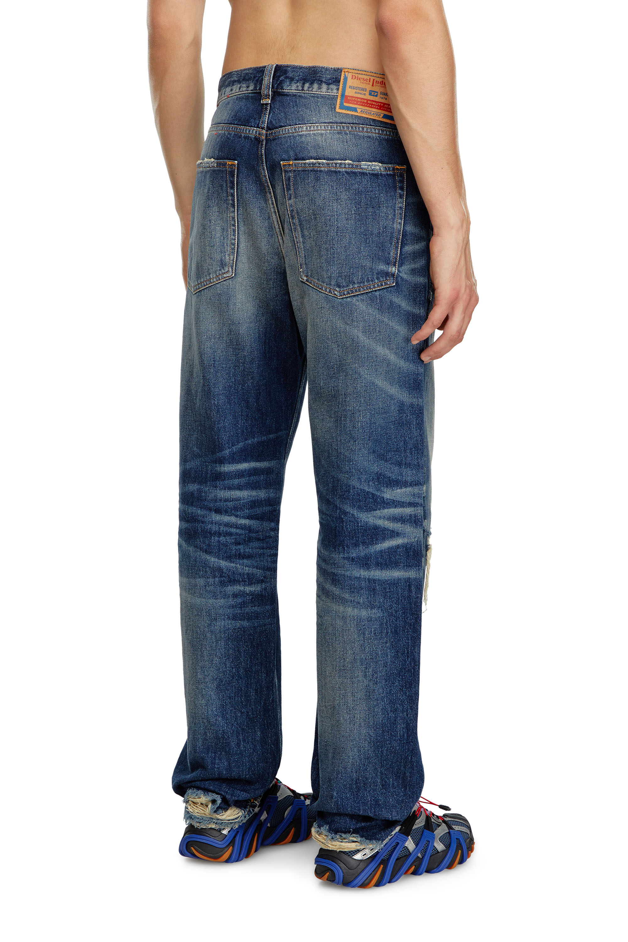 Diesel - Homme Straight Jeans 2010 D-Macs 09J95, Bleu Foncé - Image 3