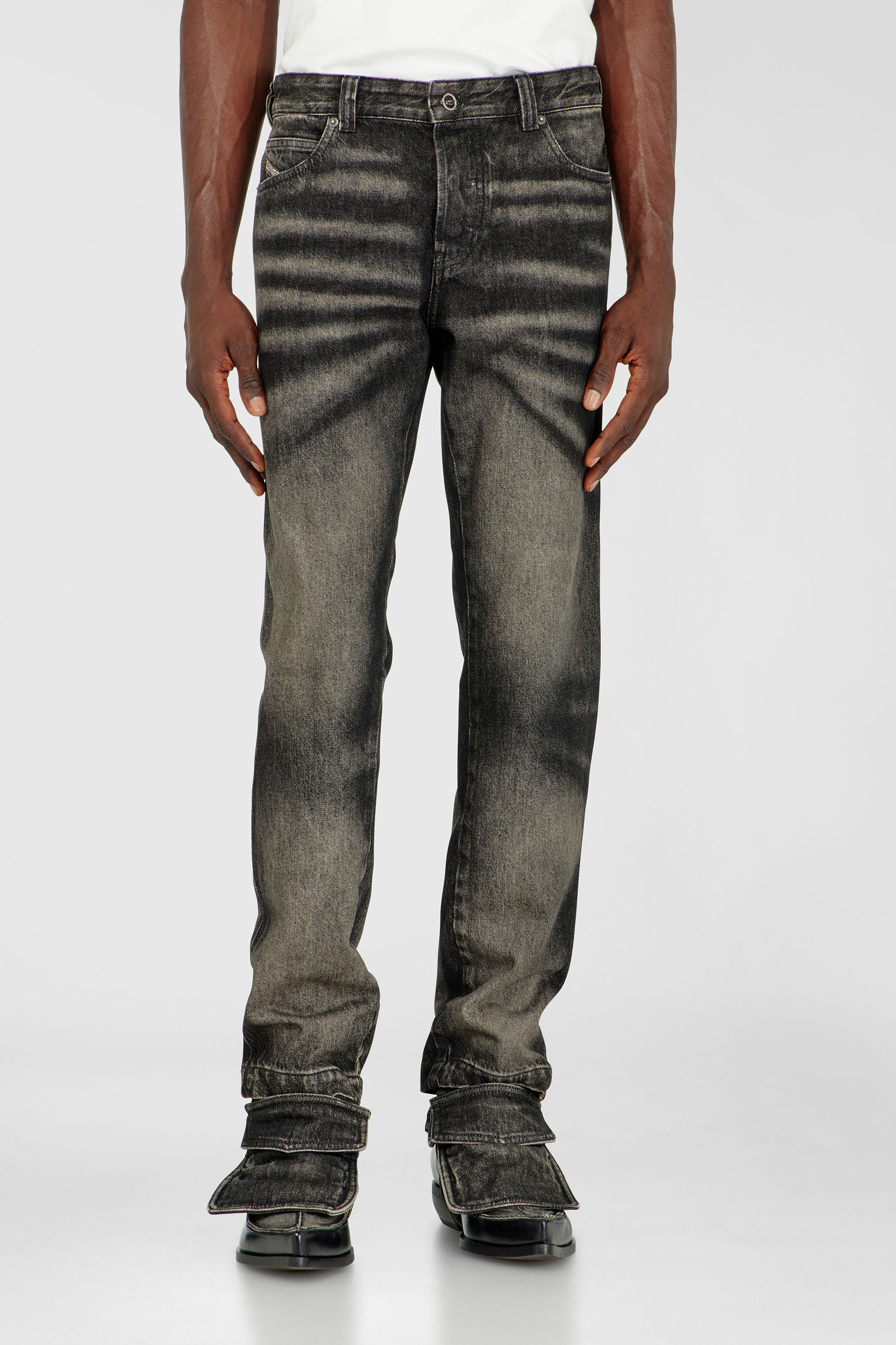 Diesel - Slim Jeans D-Ghetvyl 09R33 Homme, Noir/Gris fonc&eacute; - Image 4