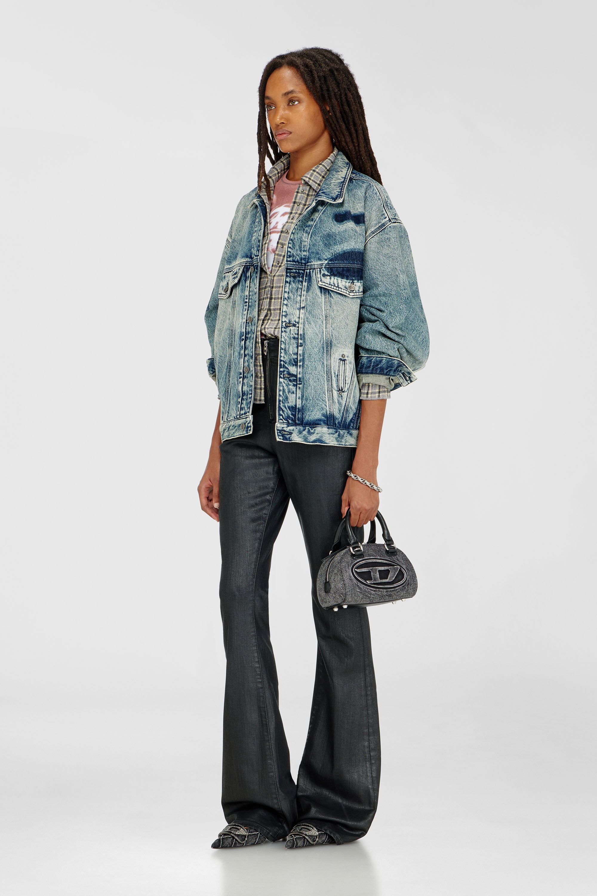 Diesel - Bootcut Jeans 1973 D-Partt 09P78 Femme, Noir/Gris fonc&eacute; - Image 1