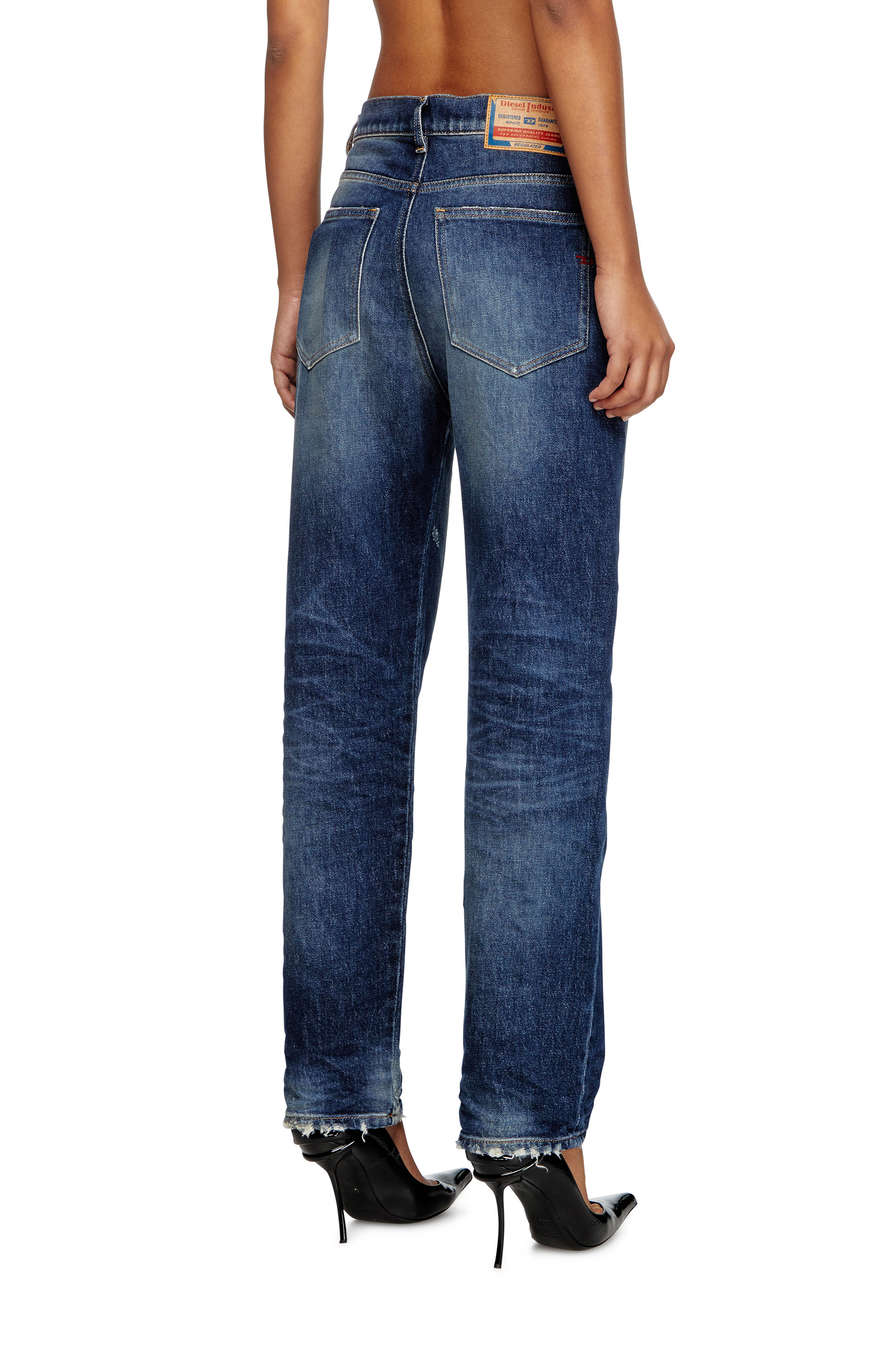 Diesel - Regular Jeans 2016 D-Air 09J56 Femme, Bleu Foncé - Image 2