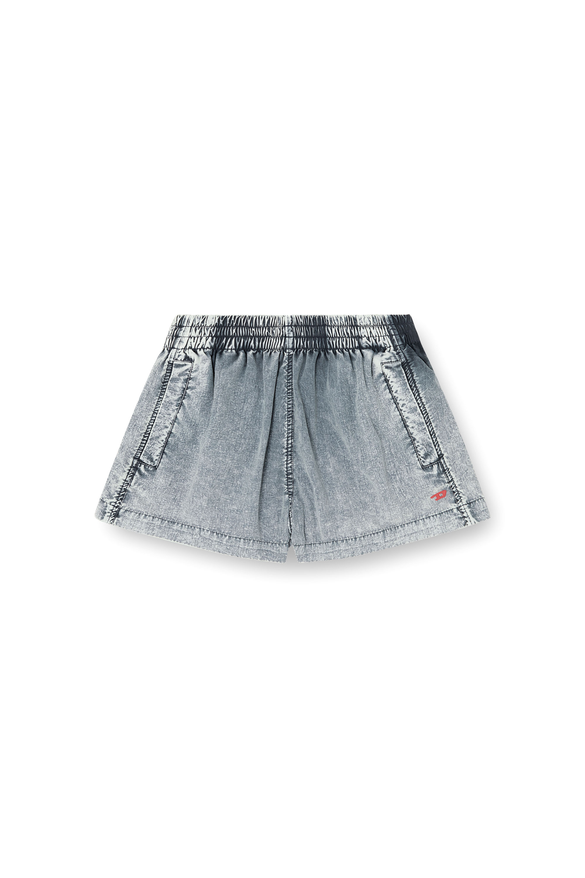 Diesel - S-OUND, Boxer en tissu Taslan traité Femme in Bleu - 3