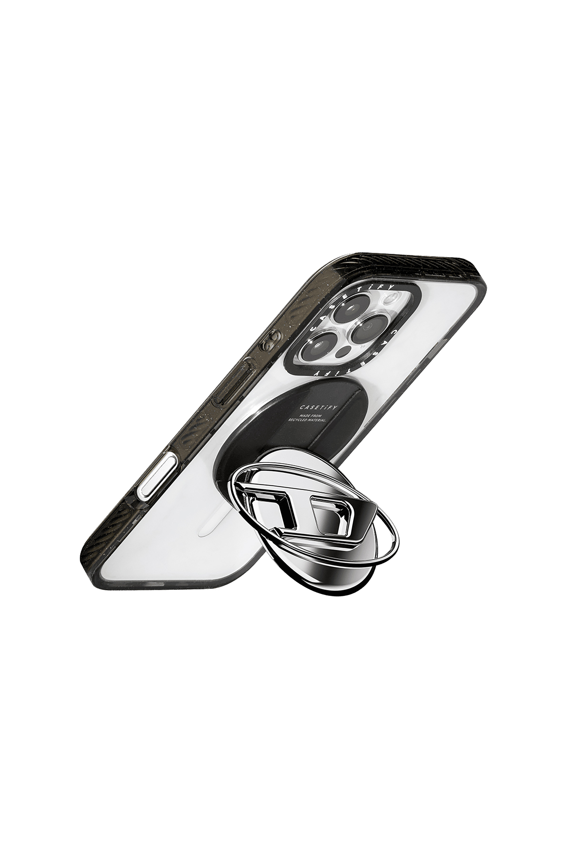 Diesel - 60372 CASETIFY  GRIP STAND, Unisex's Grip & Stand Silver in Silver - 3