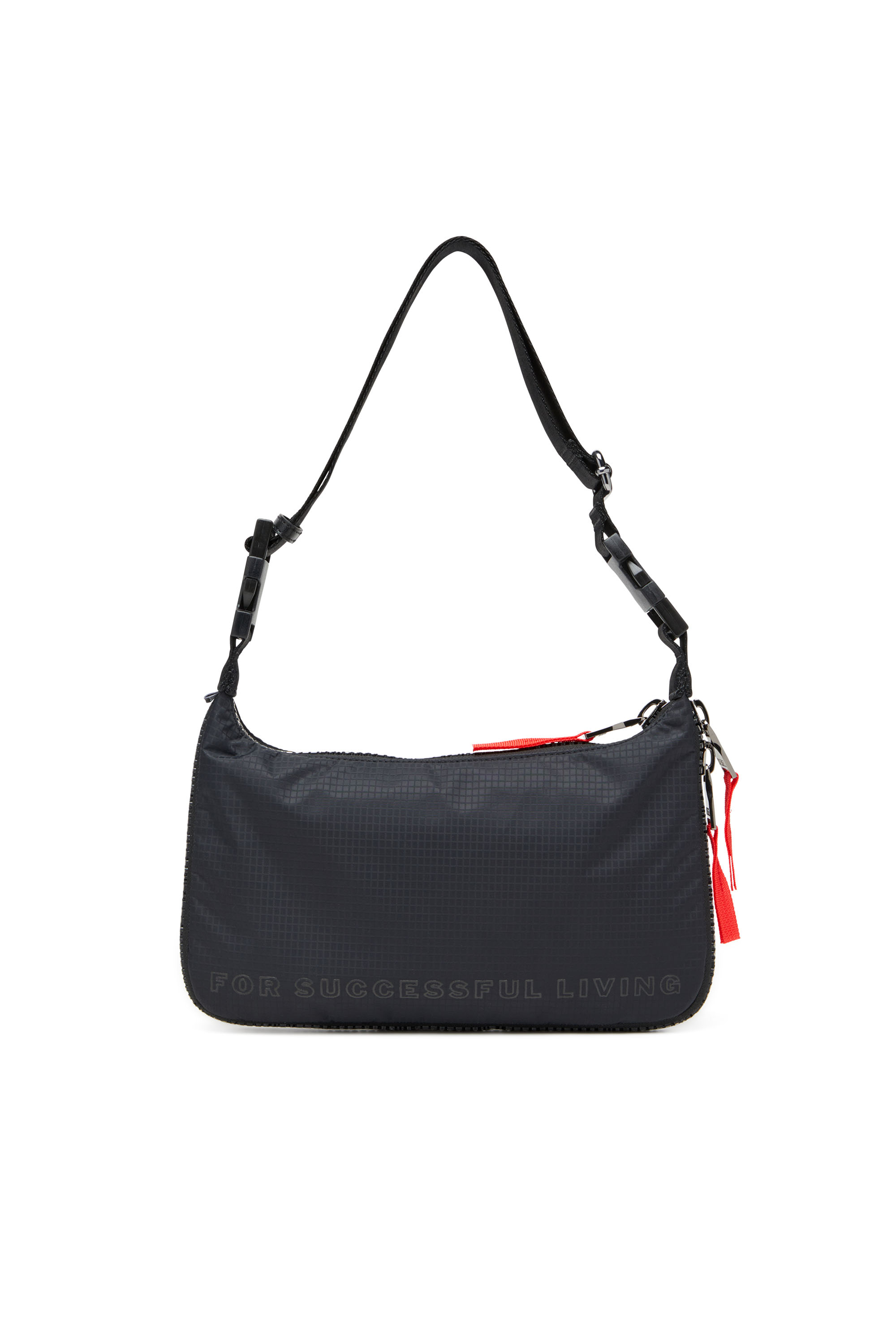 Diesel - ZIP-D SHOULDER BAG X, Zip-D X-Sac à bandoulière utility extensible Mixte in Noir - 2