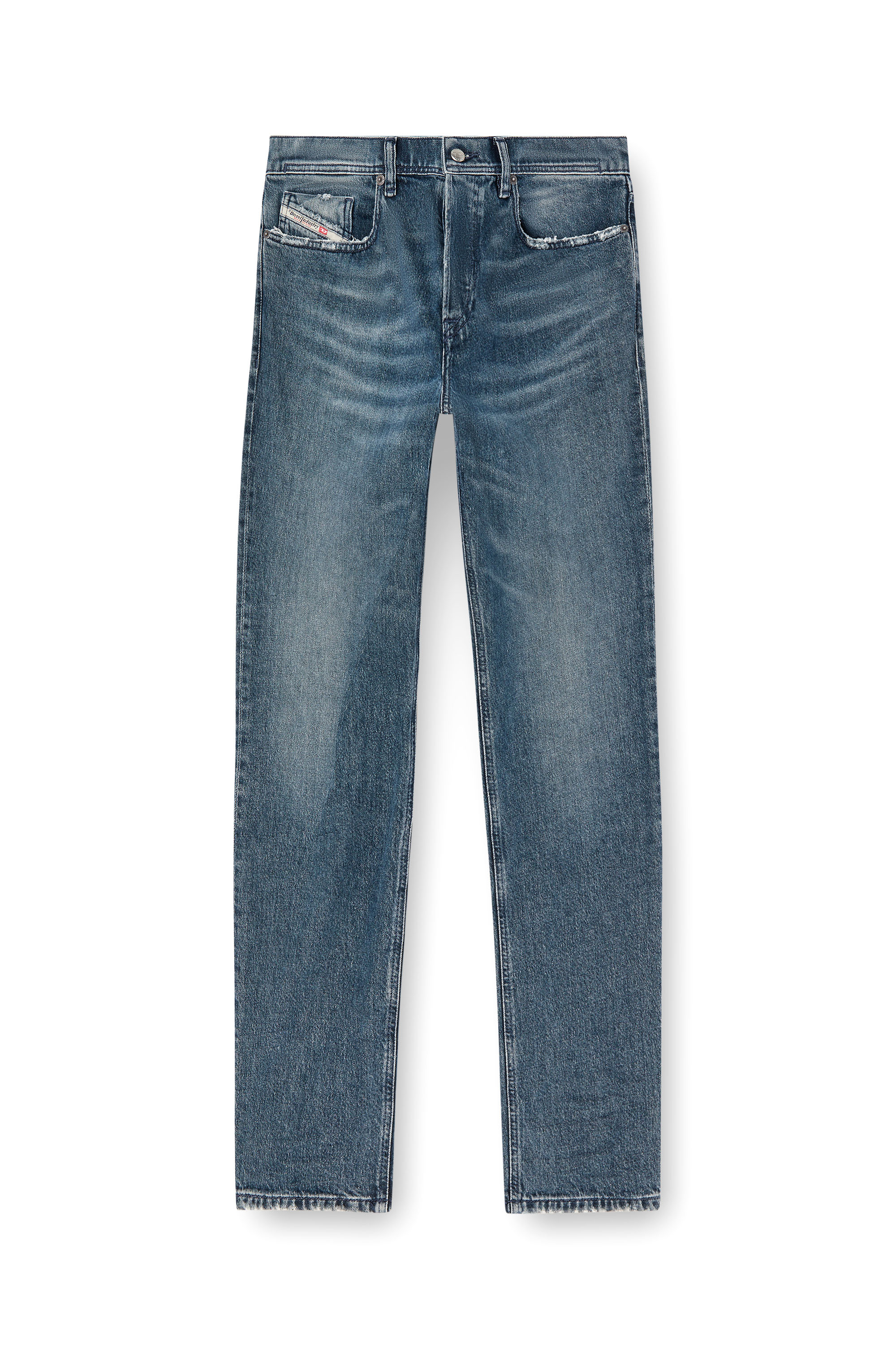 Diesel - Regular Jeans 2023 D-Finitive 007Y7 Homme, Bleu moyen - Image 2