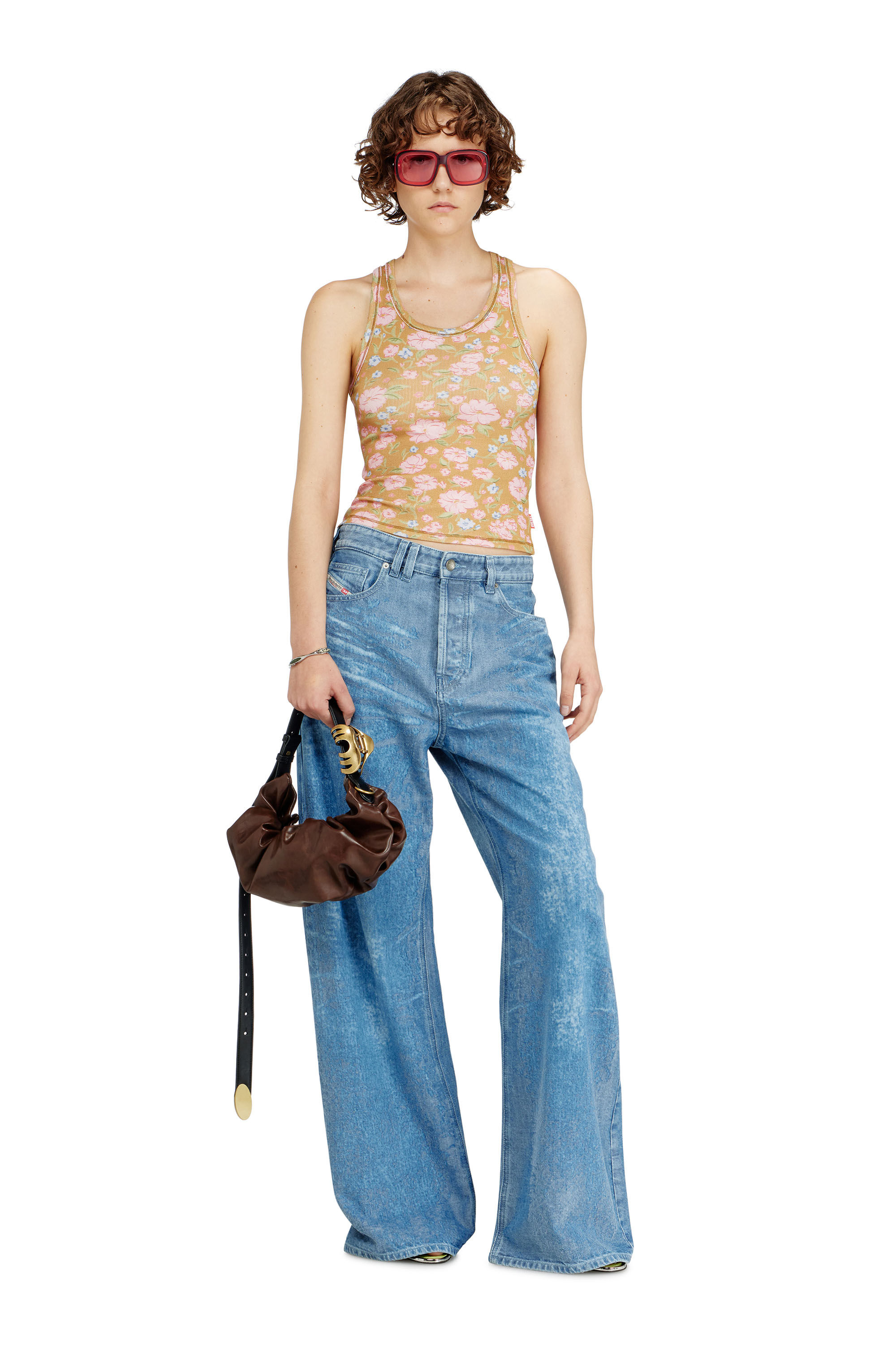 Diesel - GRAB-D HOBO S, Woman's Grab-D-Hobo bag in Dark Brown - 3