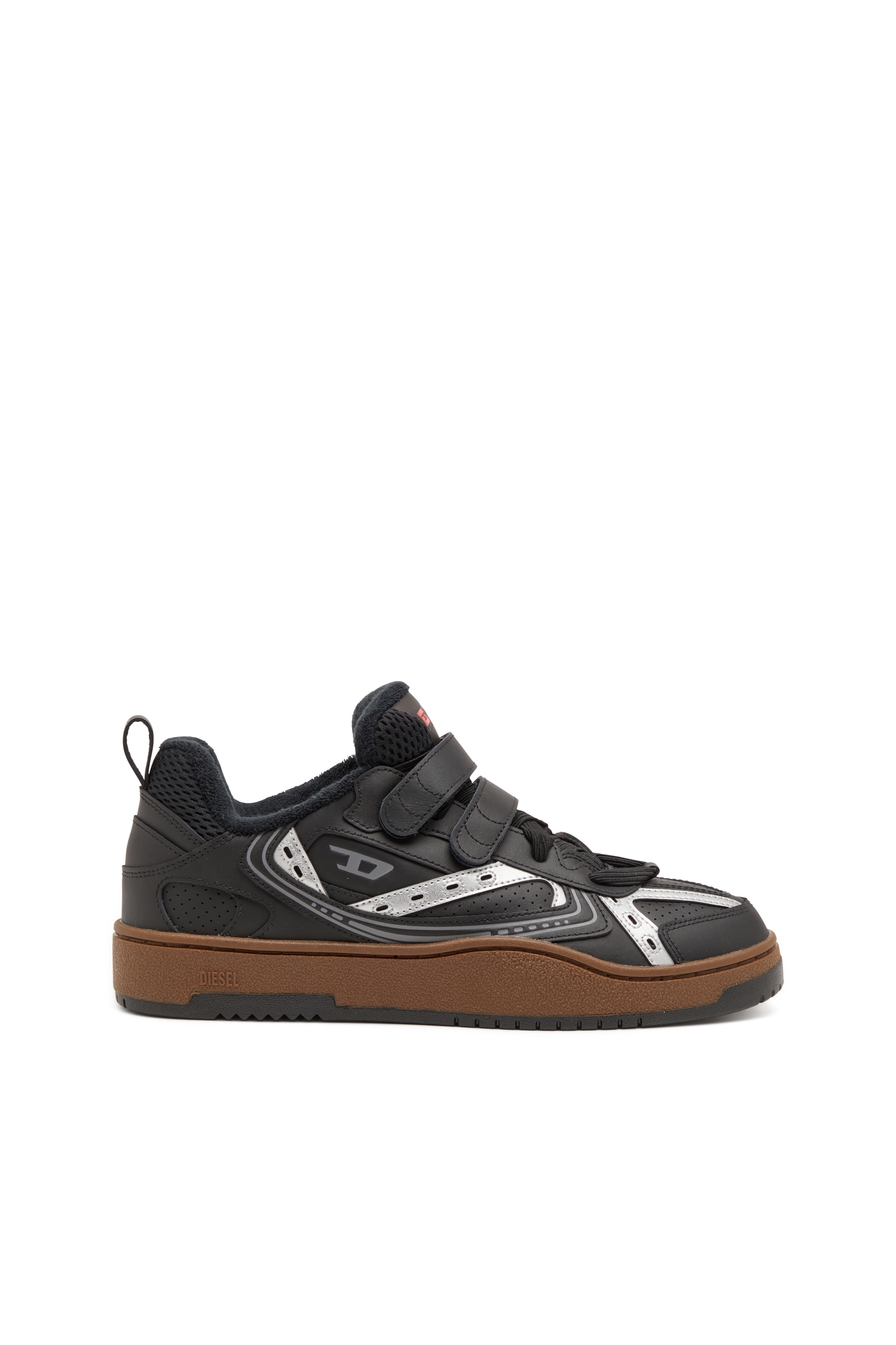 Diesel - S-UKIYO SKT, S-Ukiyo-Sneakers en cuir à brides Homme in Noir - 1