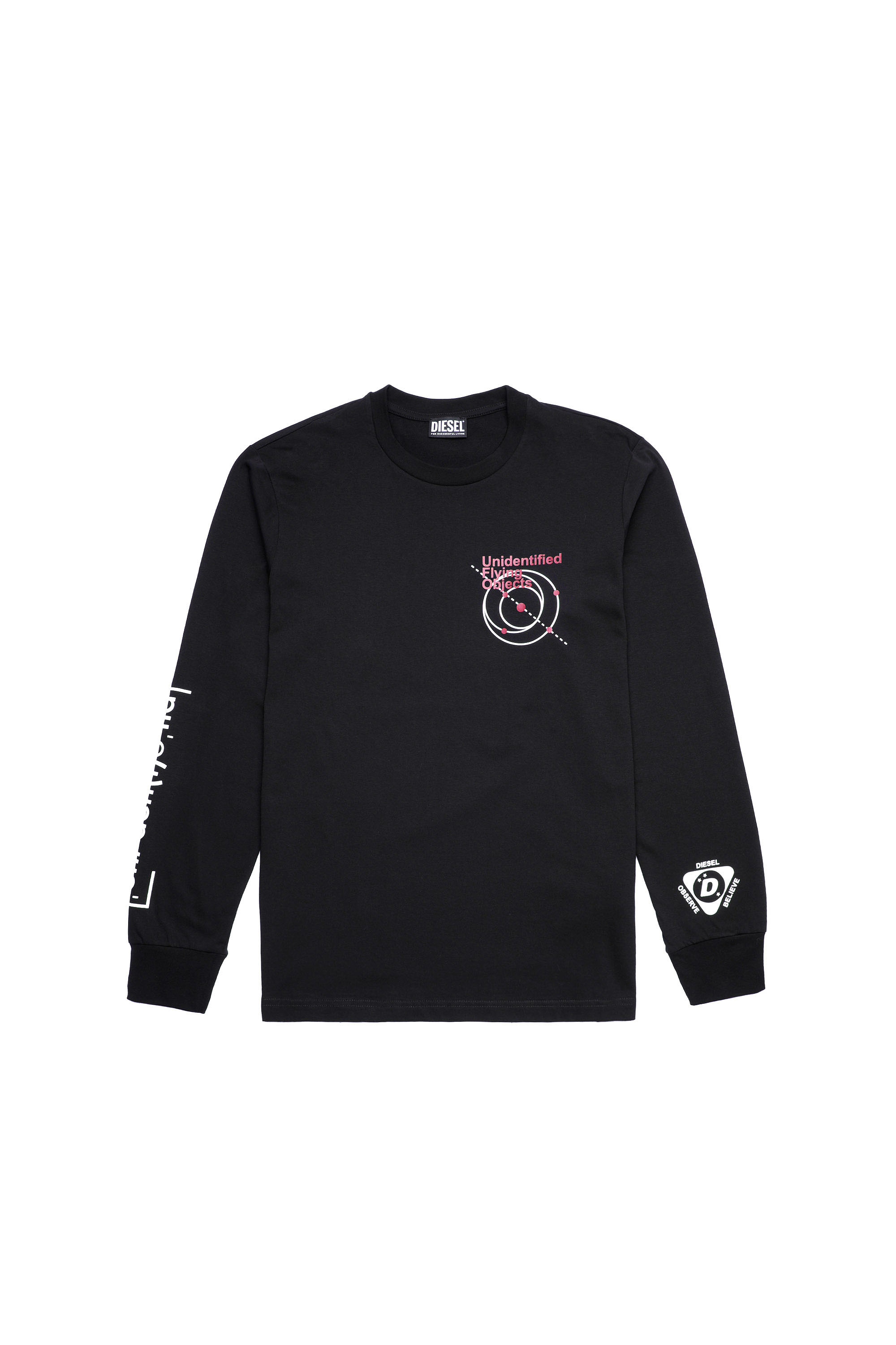 T-JUST-LS-B52, Black - T-Shirts