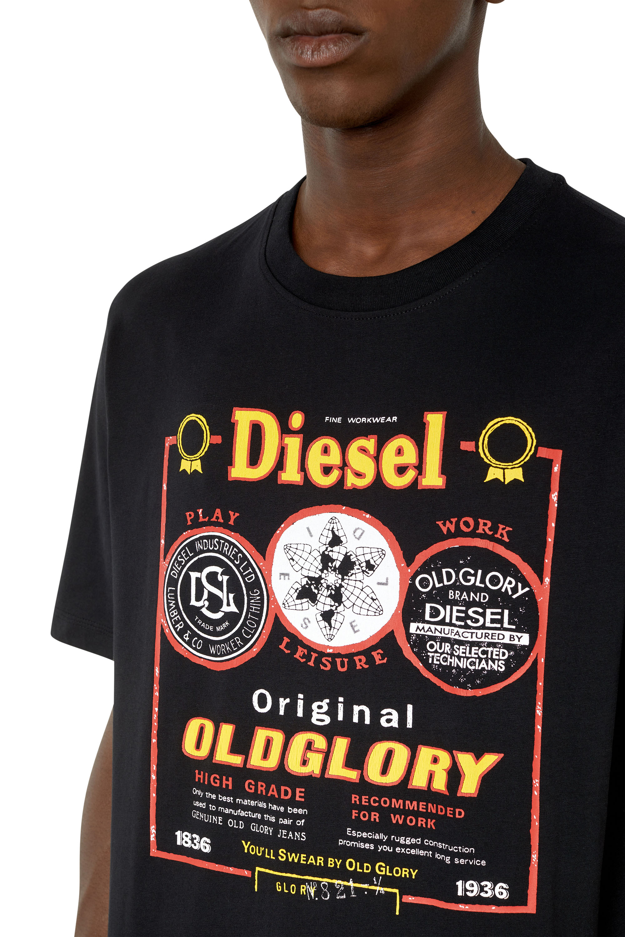 Diesel - T-JUST-E36, Black - Image 5