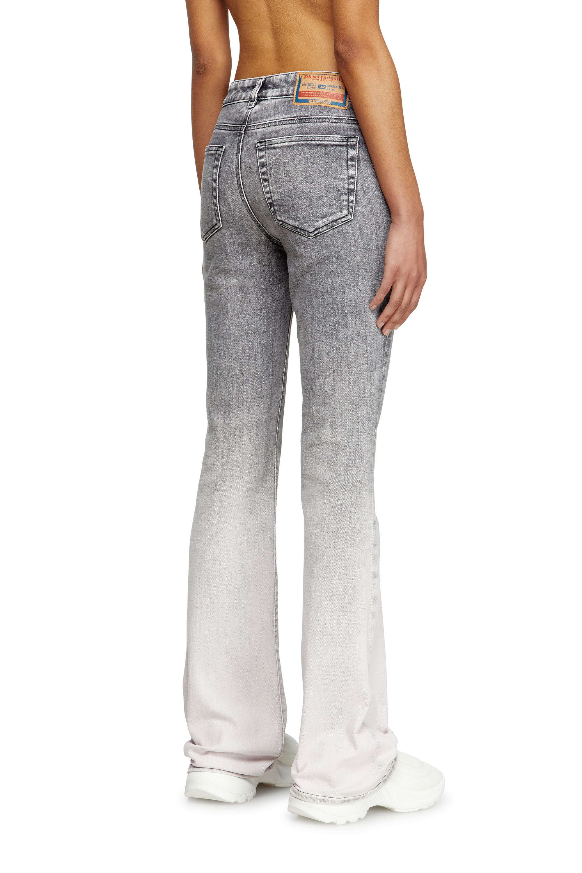 Diesel - Woman's Bootcut Jeans 1969 D-Ebbey 09K53, Light Grey - 4