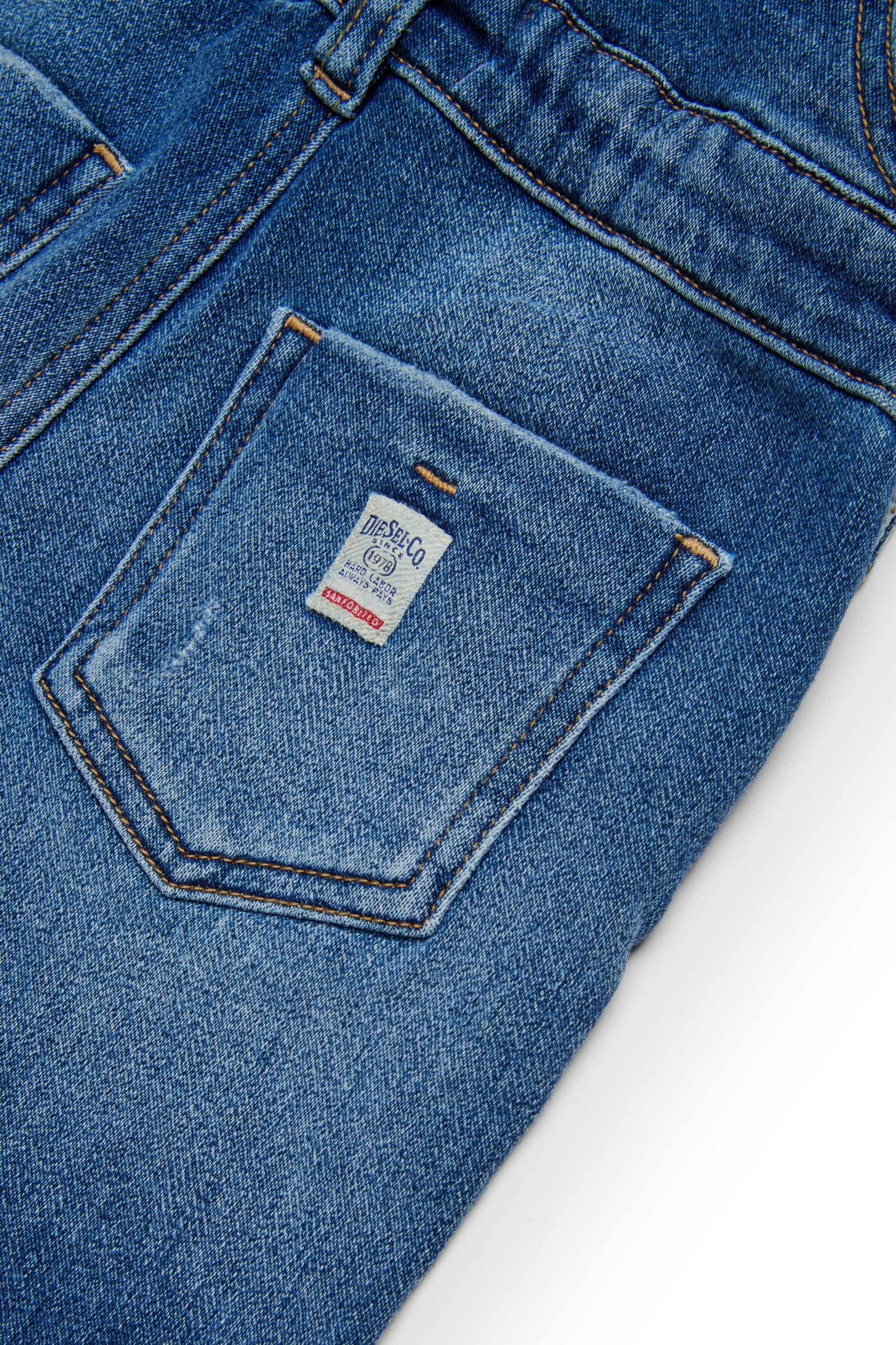 Diesel - JARRIB JJJ, Salopette en coton avec poches Mixte in Bleu - 4