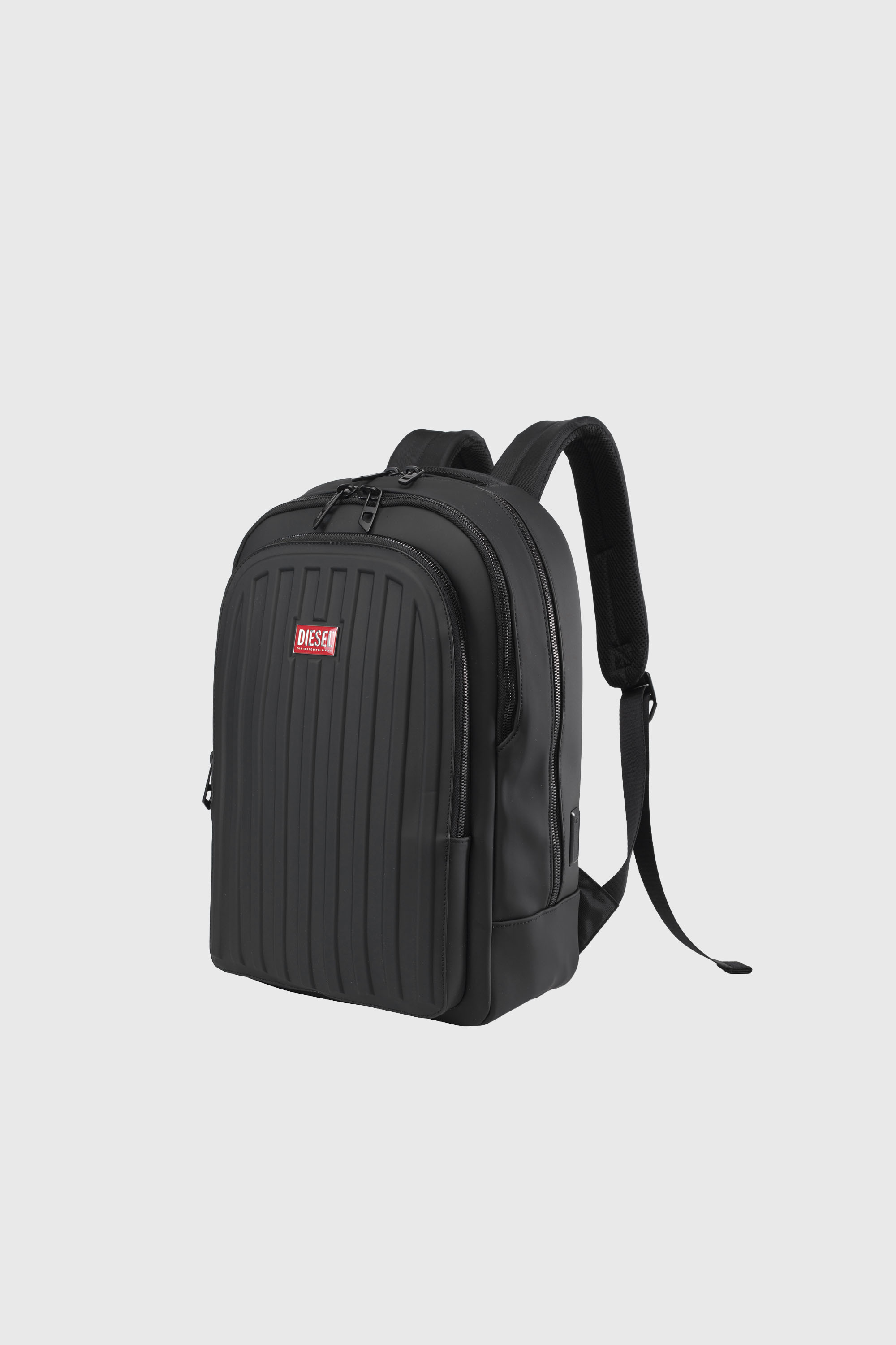 Diesel - DIESEL ALUMINUM BACKPACK DSB003, Sac &agrave; dos d'affaires fonctionnel Mixte in Noir - 5