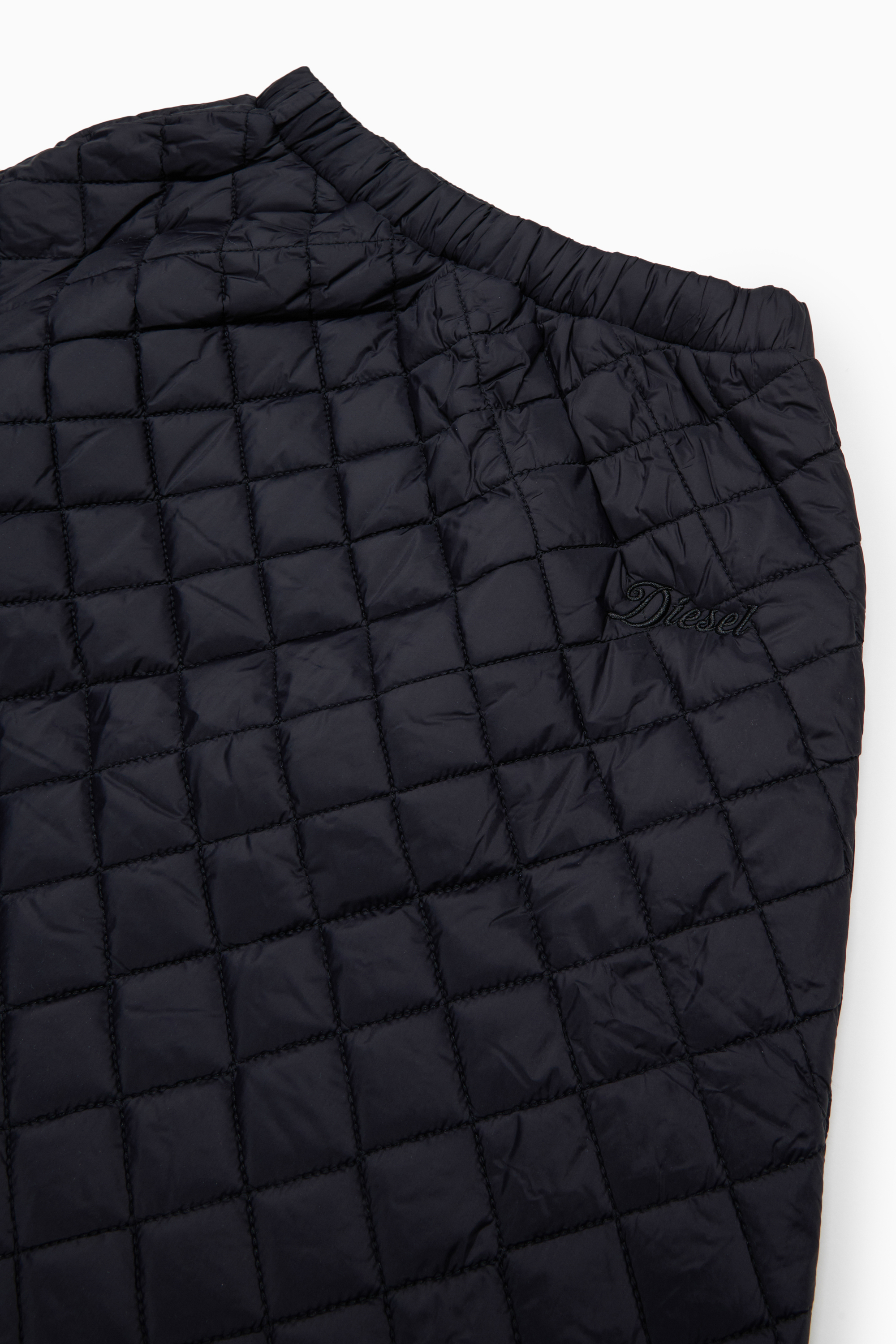 Diesel - GMONTY, Jupe matelass&eacute;e en nylon Femme in Noir - 3