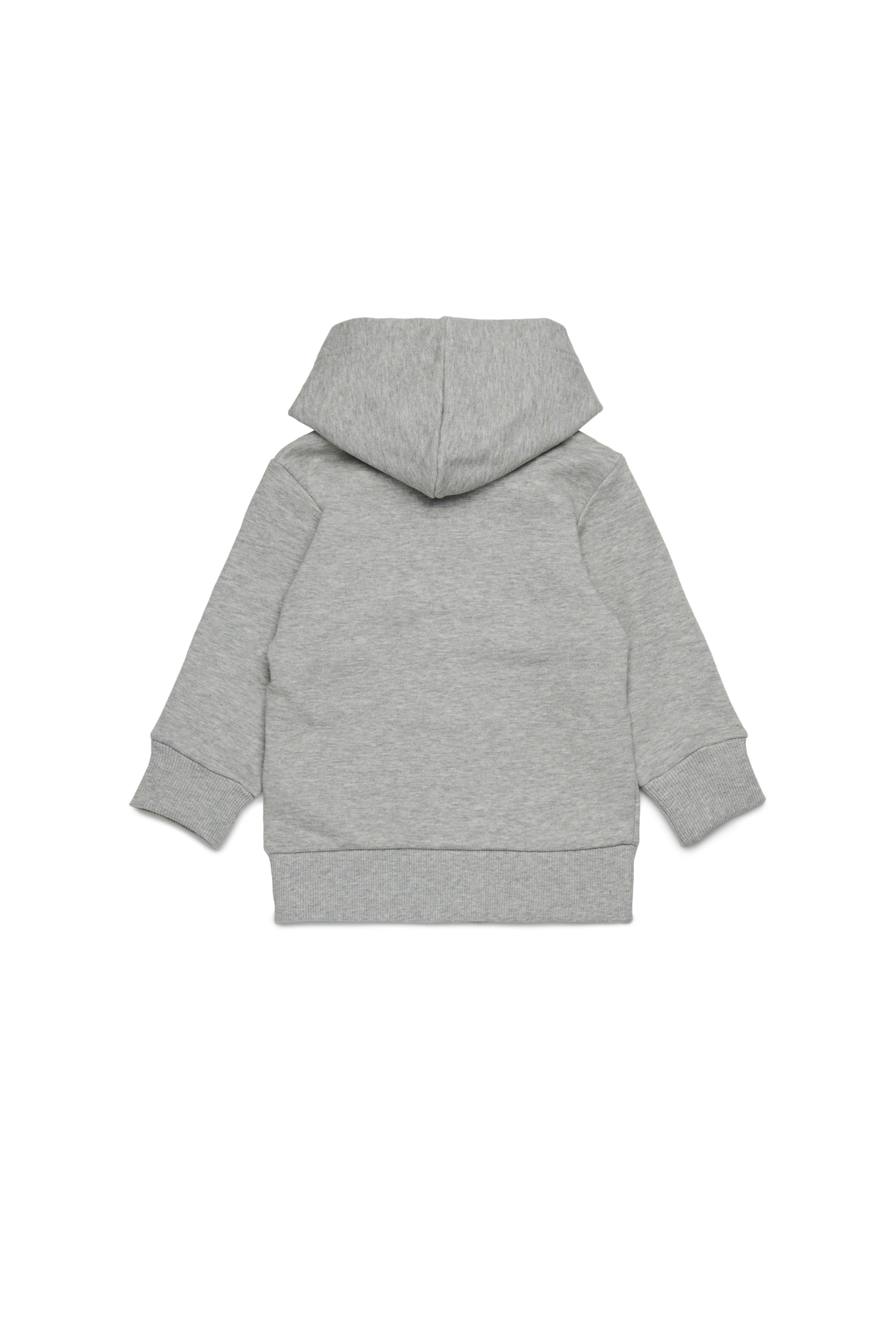 Diesel - SPRAVONB, Sweat à capuche en coton avec fermeture éclair intégrale Homme in Gris - 2