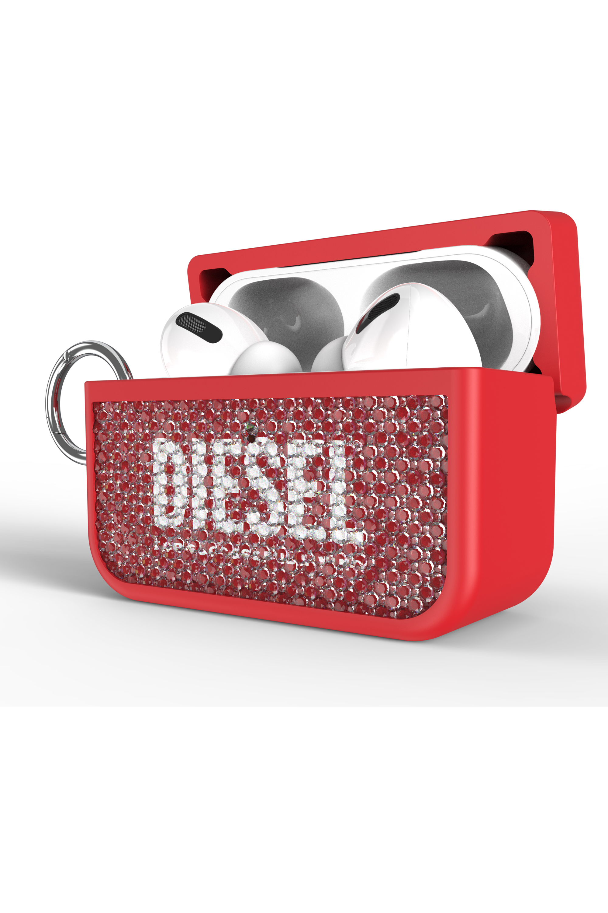 Diesel - 60196 AIRPOD CASE, Coque Swarosky pour Airpods Pro / Pro 2 Mixte in Rouge - 4