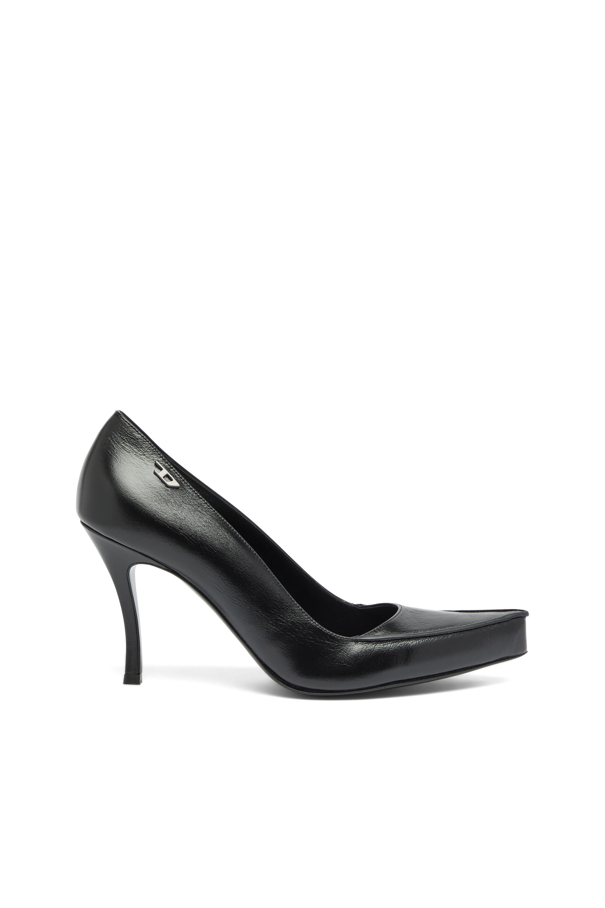 Diesel - D-LUCETTE-90-PUMP D, D-Lucette-Escarpins en cuir Femme in Noir - 1
