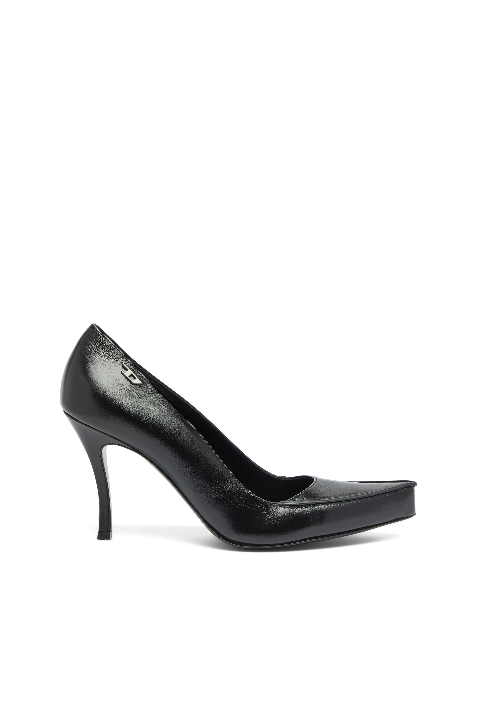 Diesel - D-LUCETTE-90-PUMP D, D-Lucette-Escarpins en cuir Femme in Noir - 1