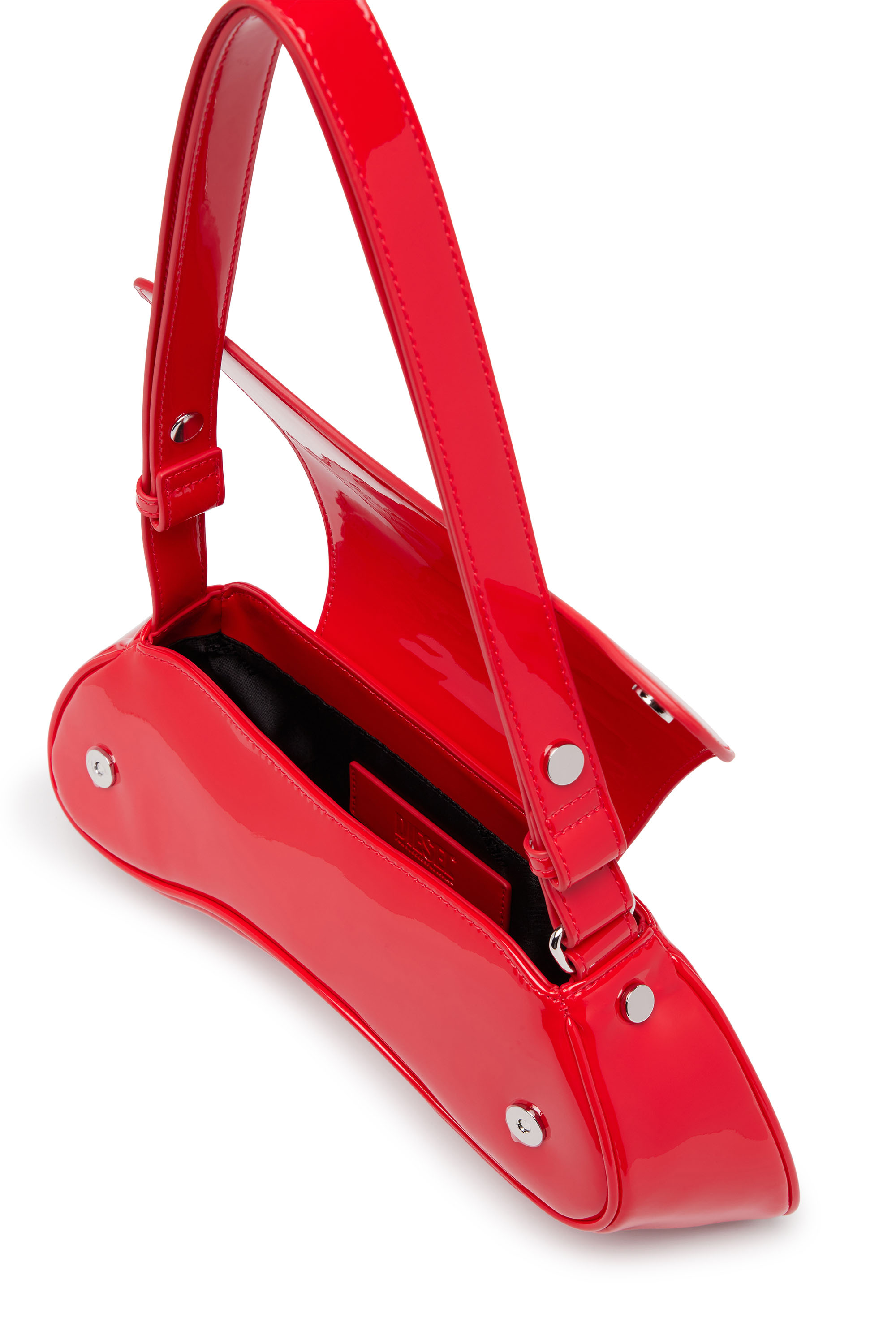 Diesel - PLAY CROSSBODY, Play-Sac à bandoulière glossy Femme in Rouge - 3