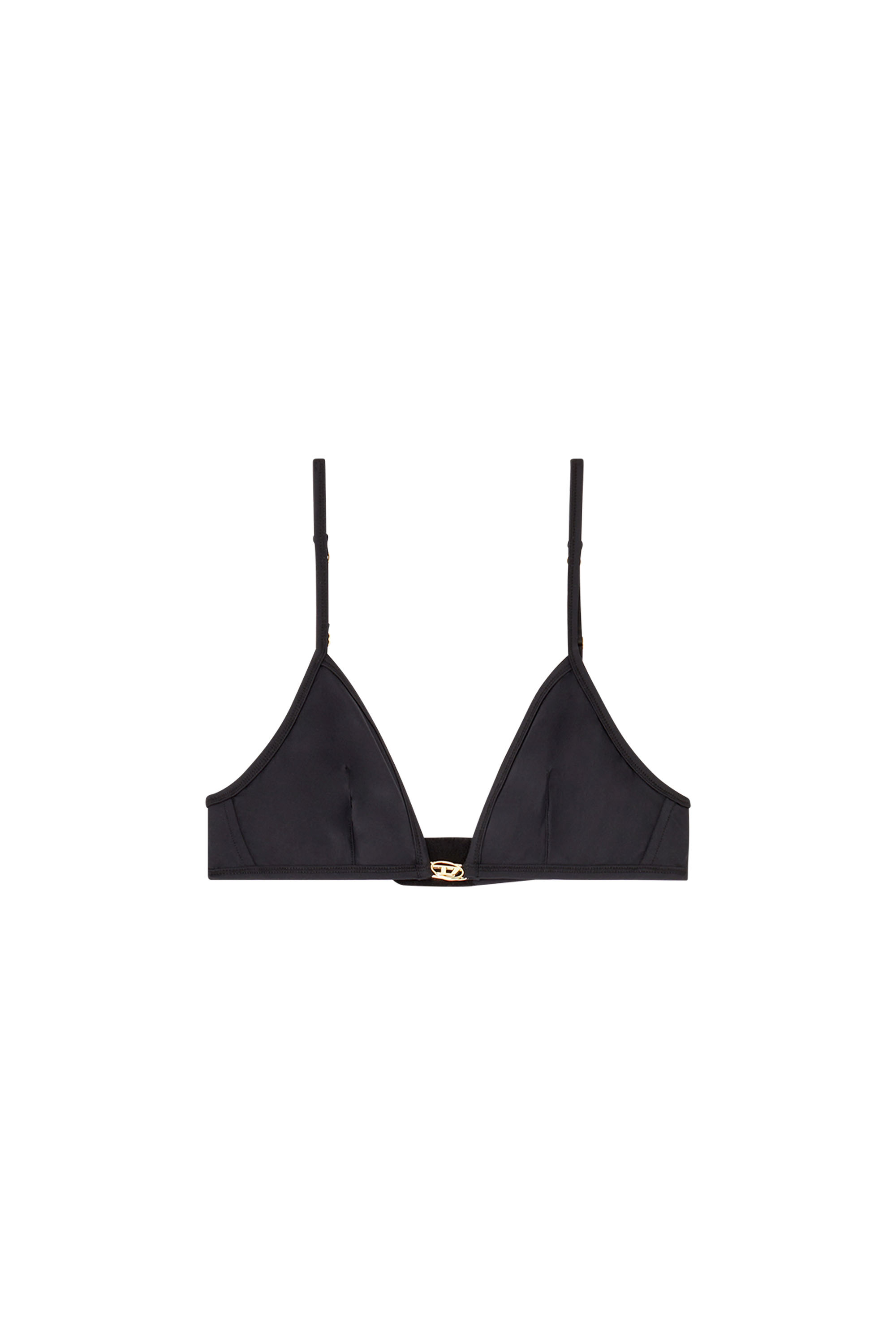Diesel - LUNA-UTLT, Soutien-gorge triangle en nylon avec d&eacute;tail Oval D Femme in ToBeDefined - 2