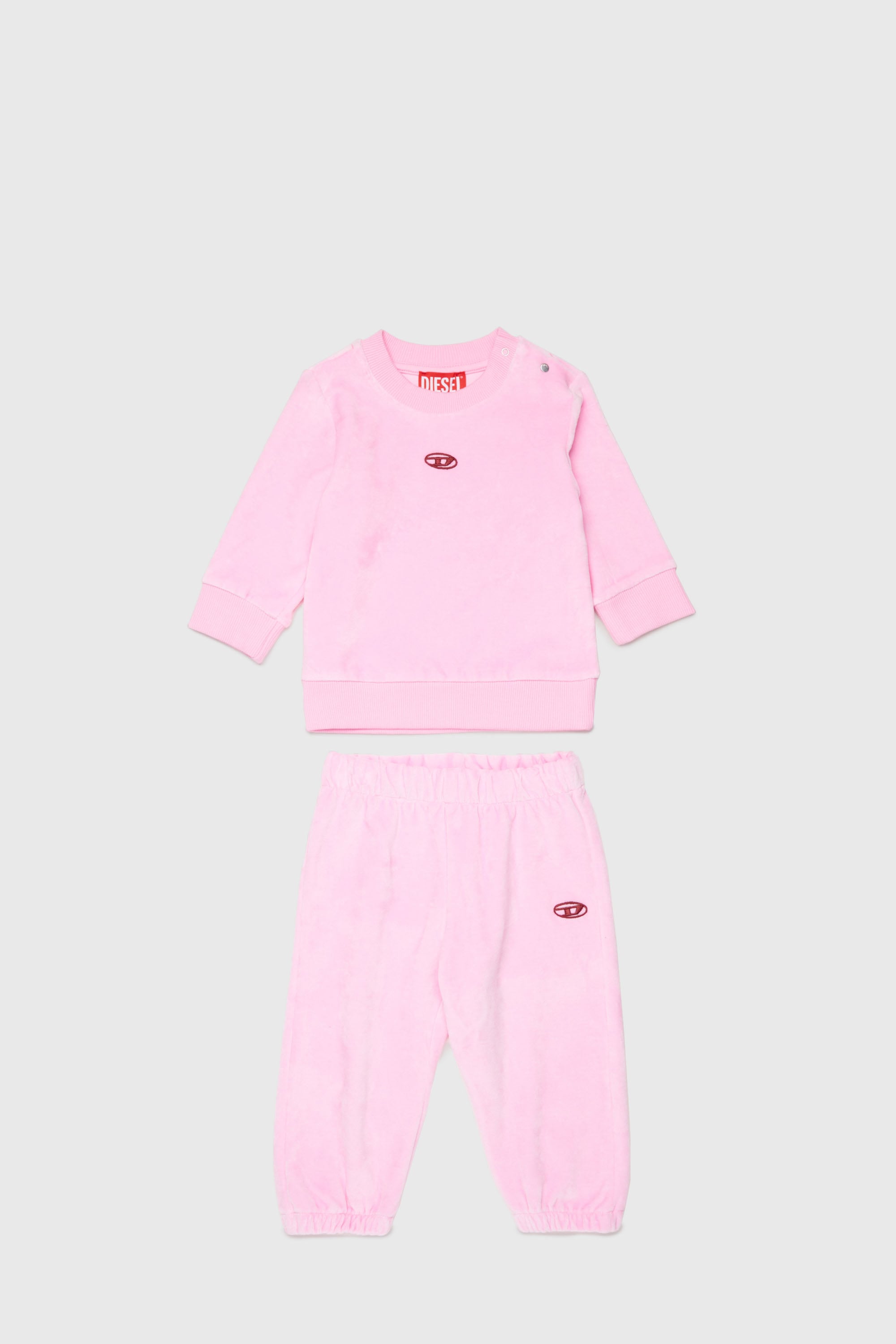Diesel - SHENIB-SET, Ensemble de surv&ecirc;tement en coton avec logo Oval D Mixte in ToBeDefined - 1