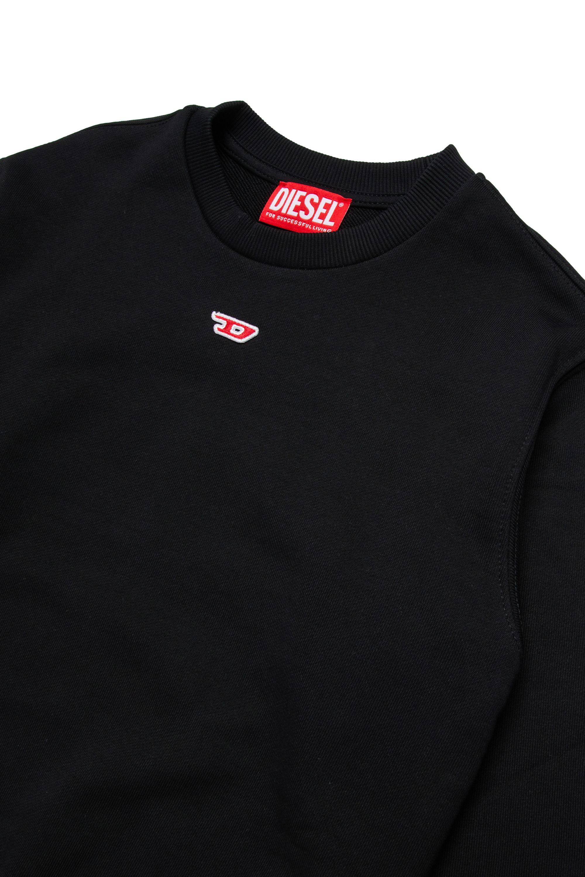 Diesel - SGINND OVER, Sweat-shirt avec logo D Mixte in Noir - 3