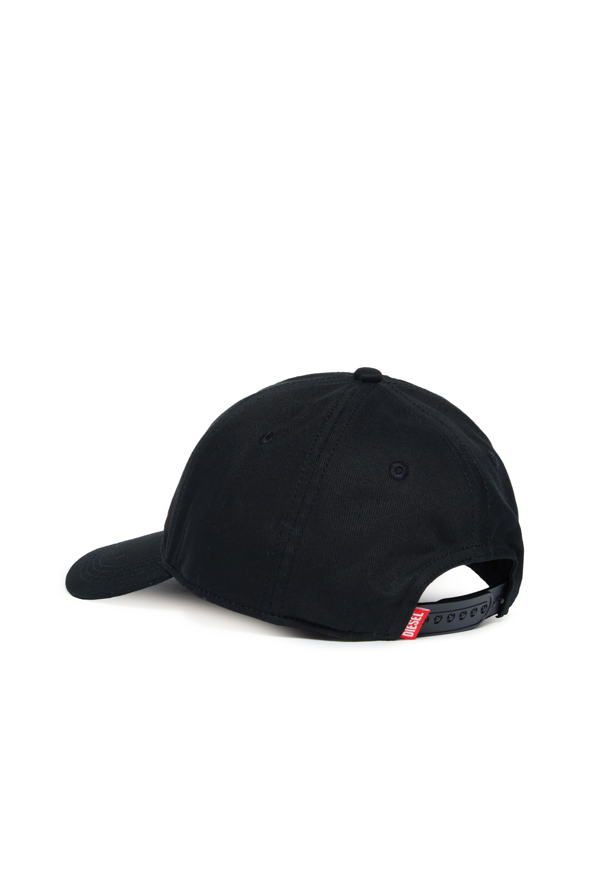 Diesel - FENSID, Casquette de baseball avec logo D Homme in Noir - 2