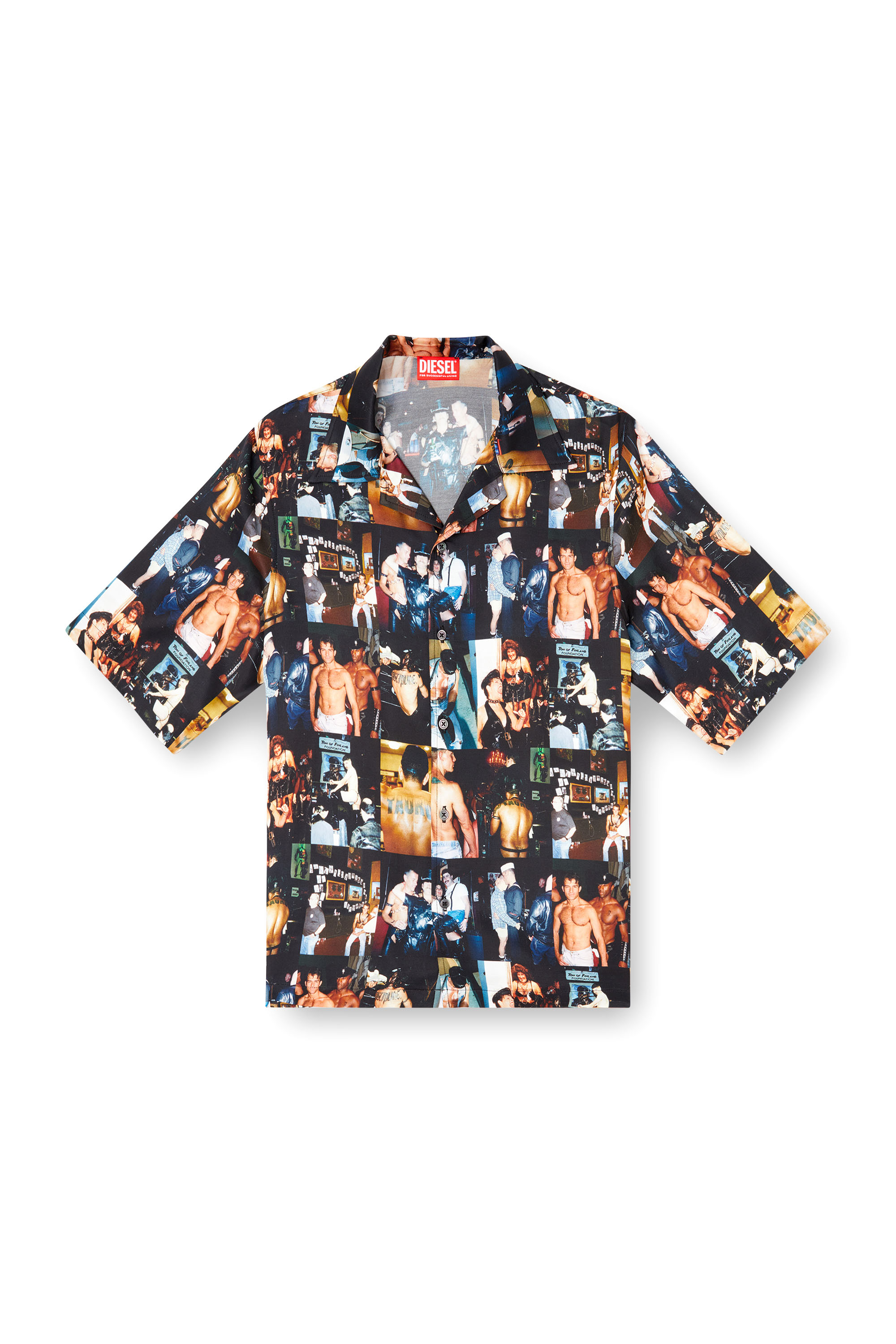 Diesel - PR-S-MEC-TOM25, Chemise bowling avec imprimés graphiques Mixte in Noir - 3