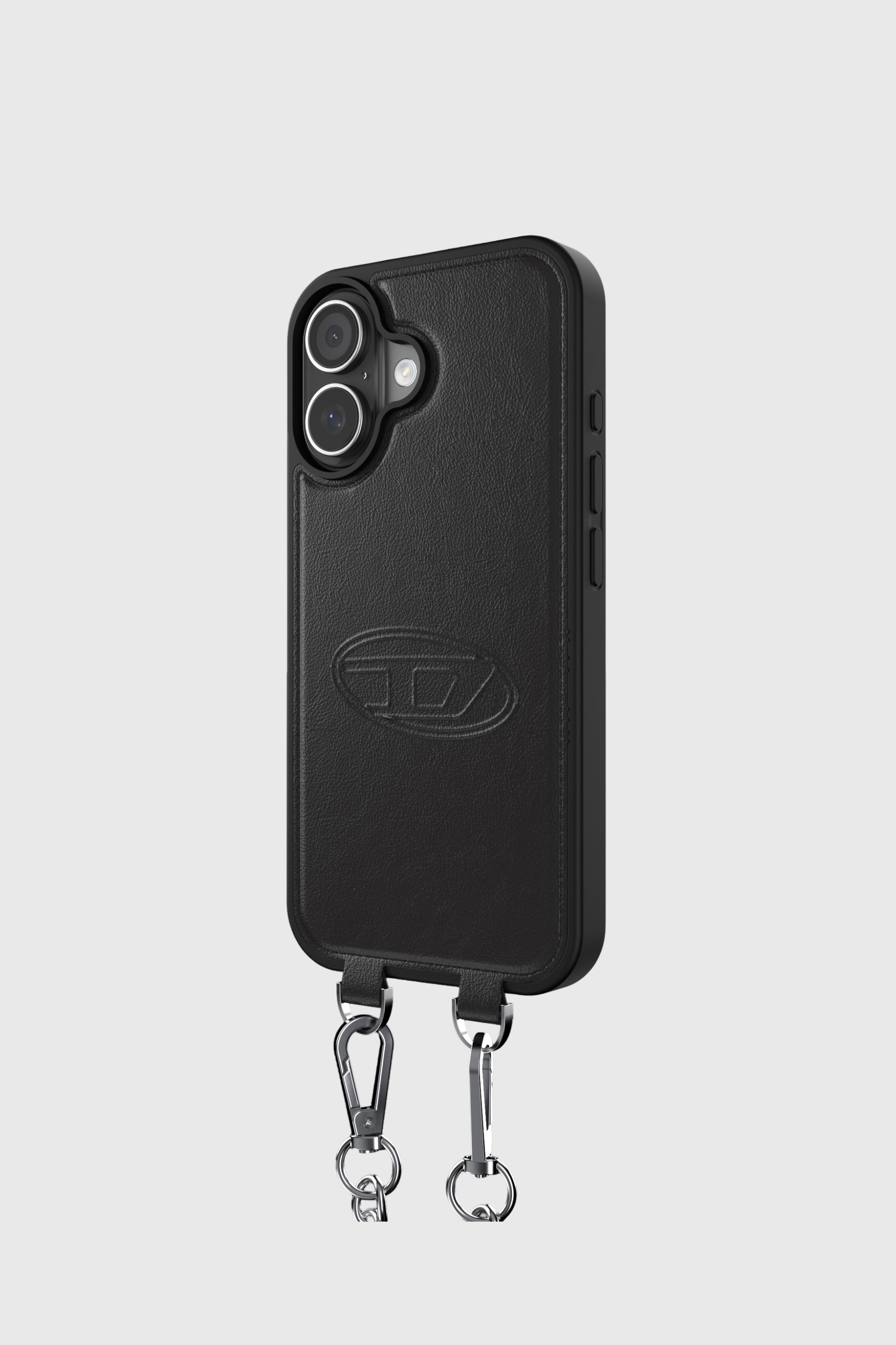 Diesel - 60661 MOULDED CASE, Coque Oval D avec dragonne et MagSafe pour iPhone 17 Mixte in Noir - 4
