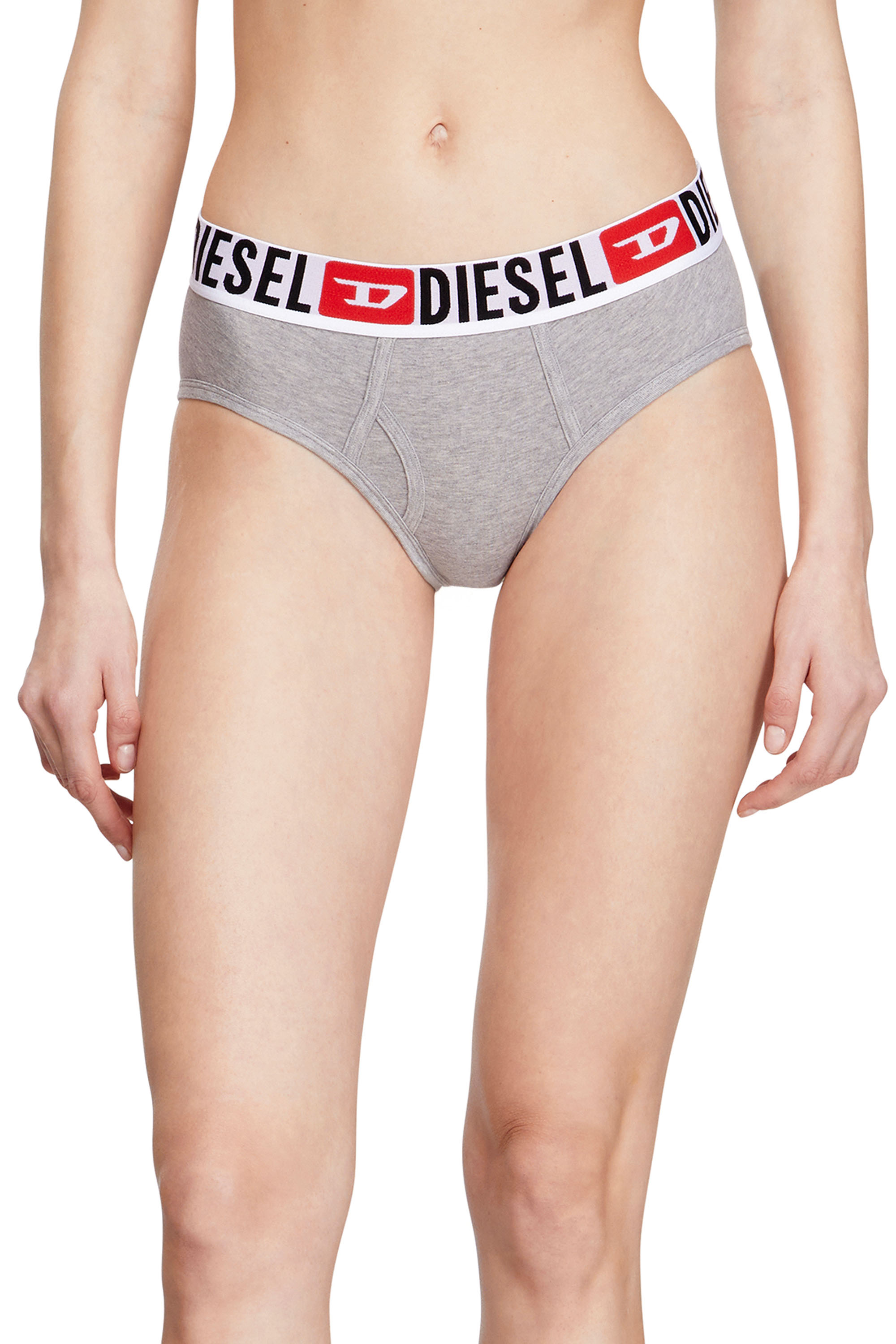 Diesel - OXY-D-CORE-3PACK, Lot de trois culottes avec maxi logo à la taille Femme in Polychrome - 3