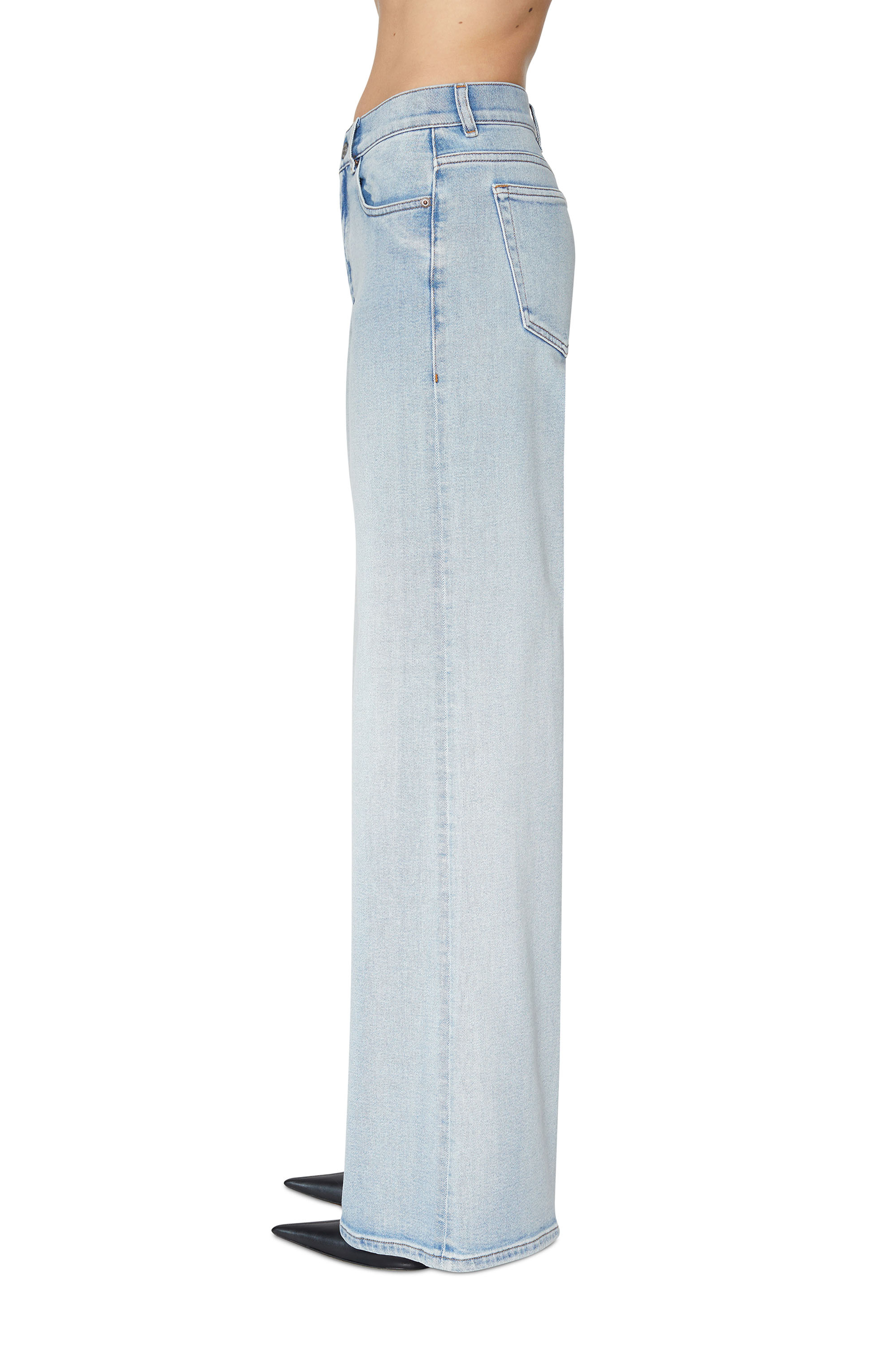 Diesel - 1978 09C08 Bootcut and Flare Jeans, Light Blue - Image 3