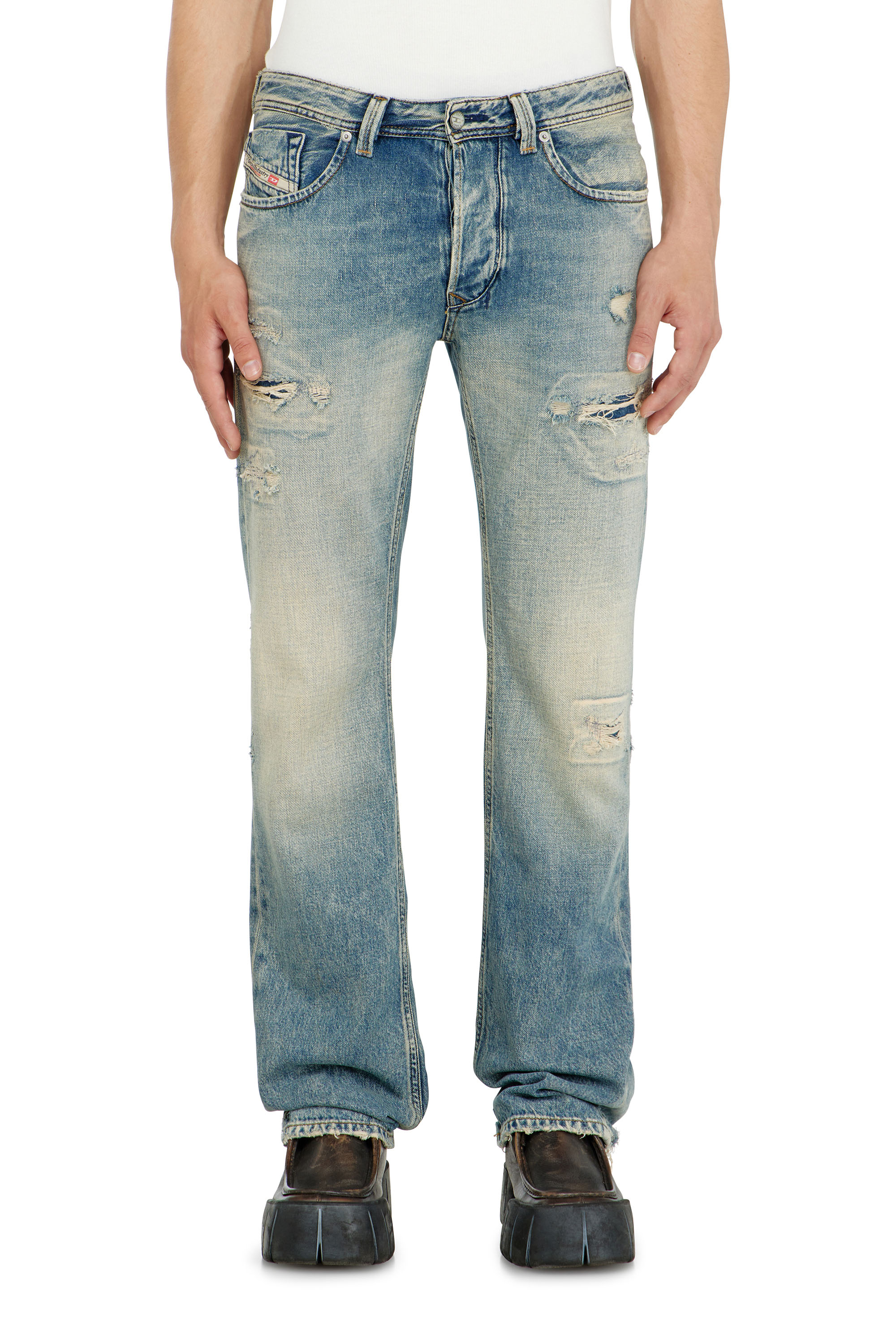 Diesel - Regular Jeans 1985 Larkee 09P62 Homme, Bleu moyen - Image 2