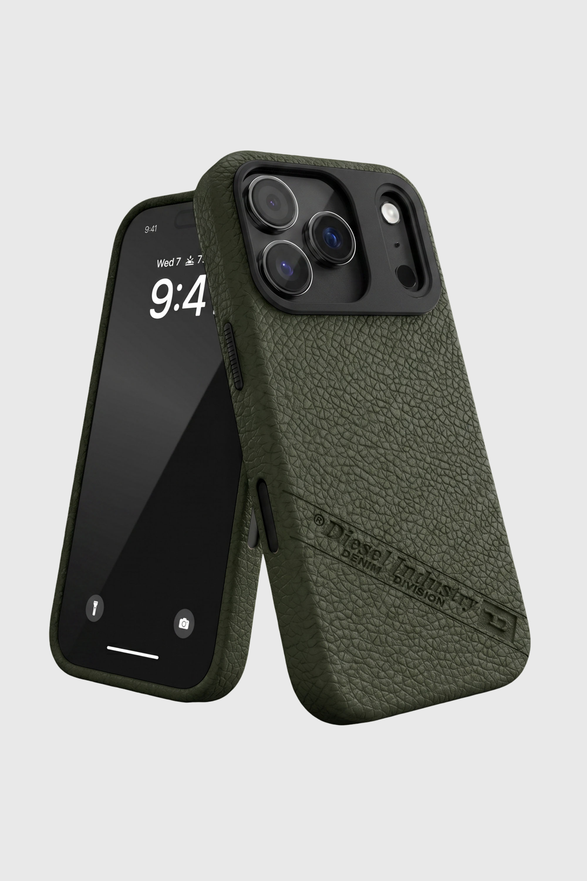Diesel - 60647 MOULDED CASE, Coque Flag D avec MagSafe pour iPhone 17 Pro Mixte in Vert - 6