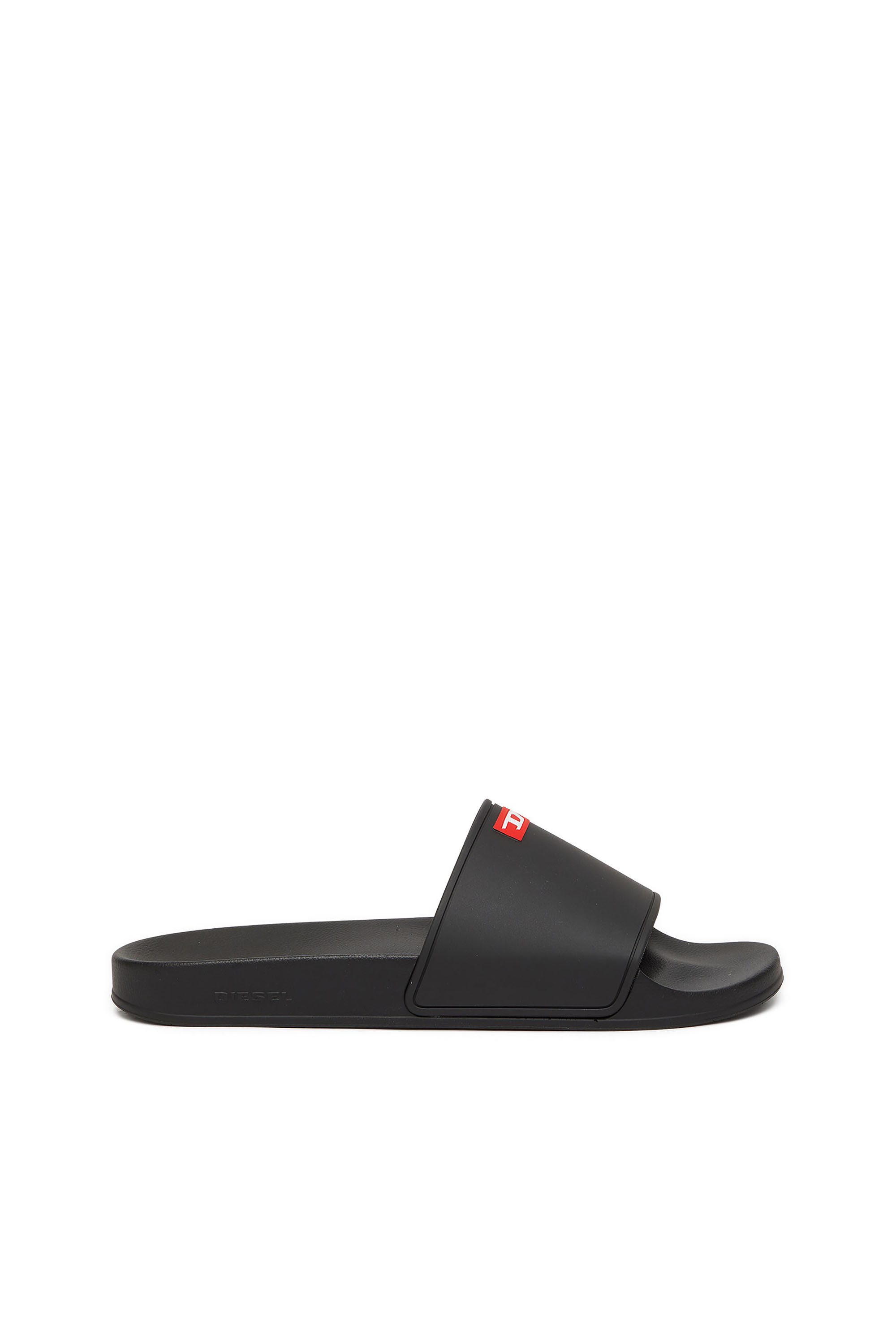 SA-SWIM, Noir Diesel - SA-SWIM, Sa-Swim-Claquettes de piscine en caoutchouc avec logo D Homme in Noir - 1