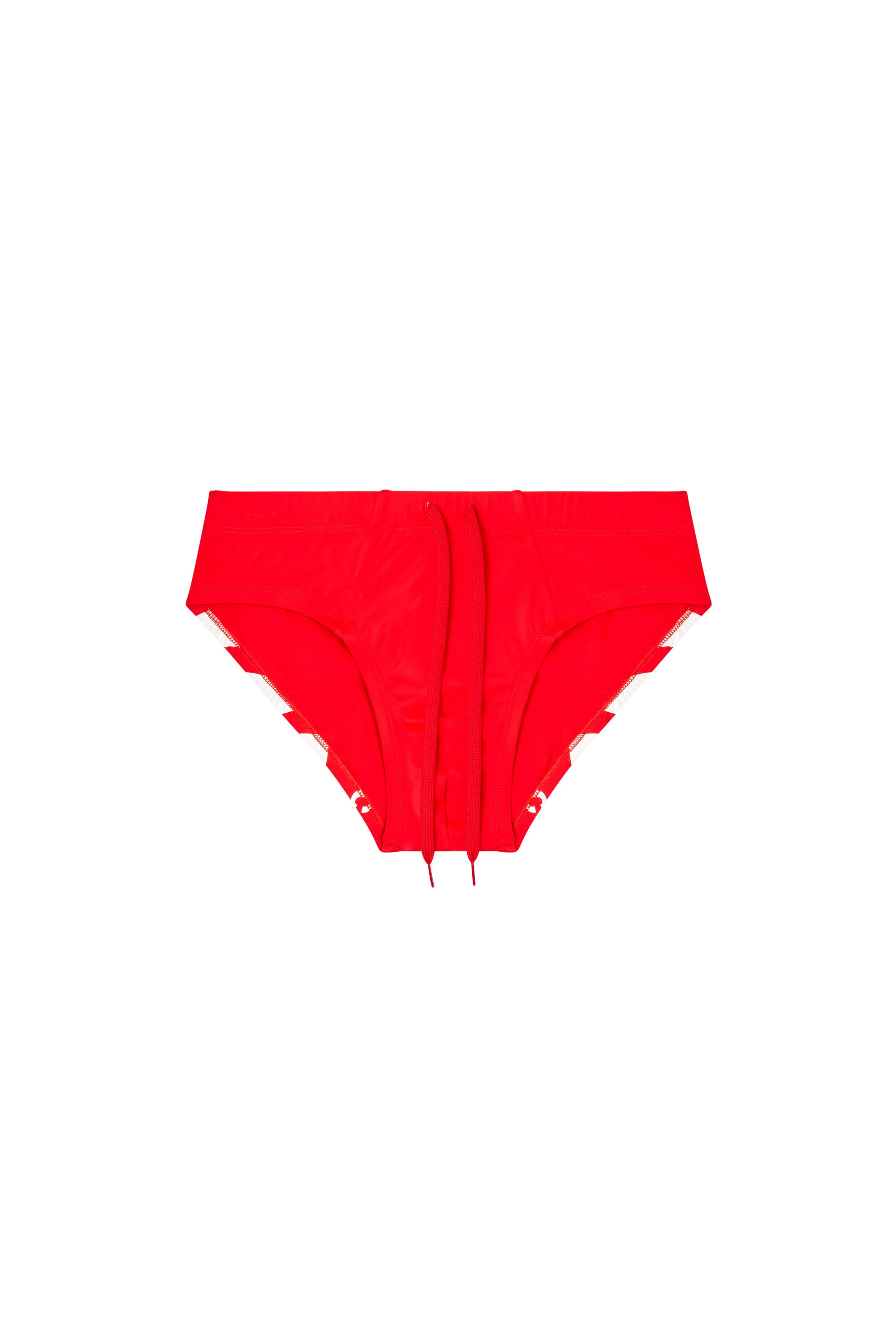 Diesel - ALFIE-D-CORE, Slip de bain avec logo &agrave; l'arri&egrave;re Homme in Rouge - 3
