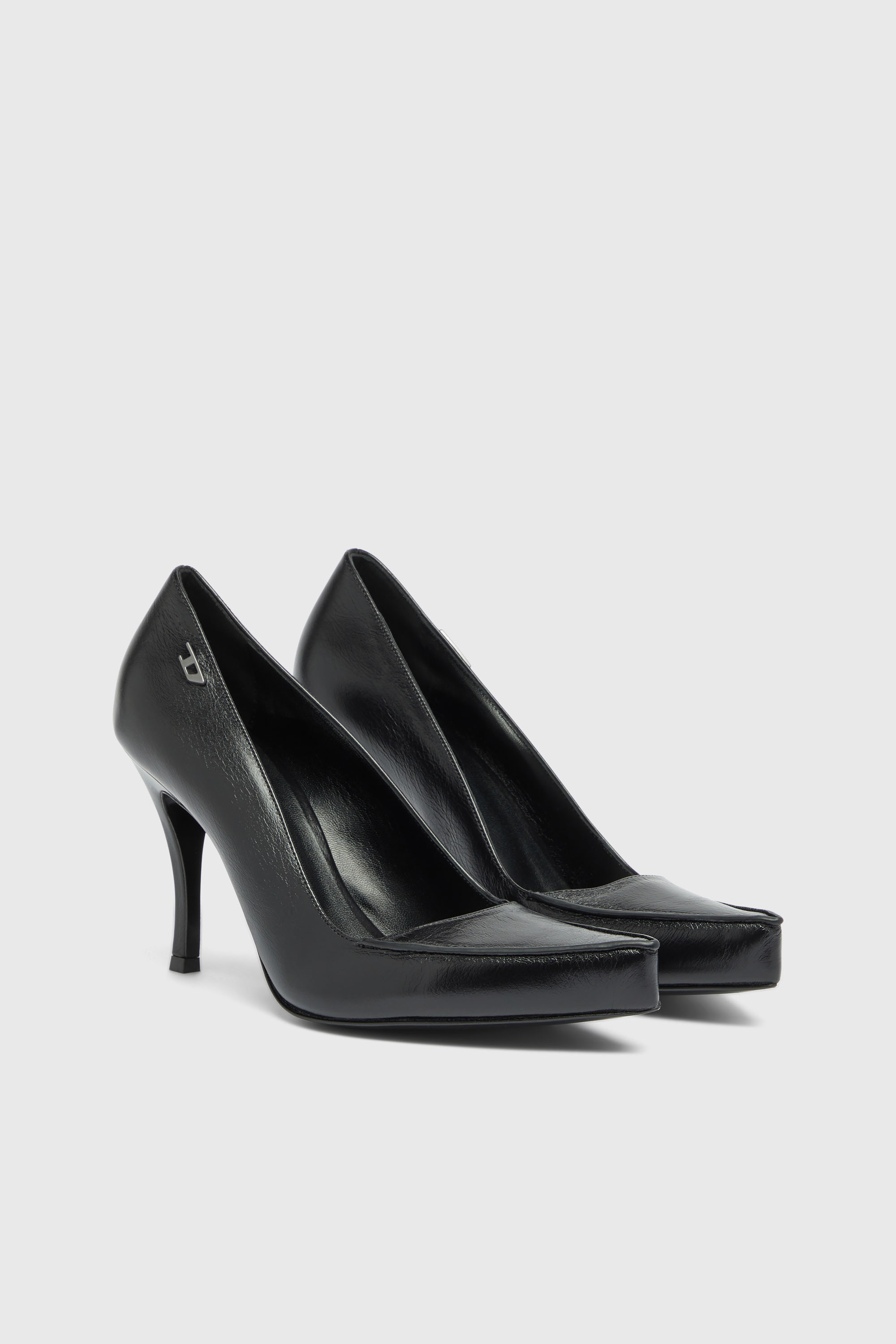Diesel - D-LUCETTE-90-PUMP D, D-Lucette-Escarpins en cuir Femme in Noir - 2