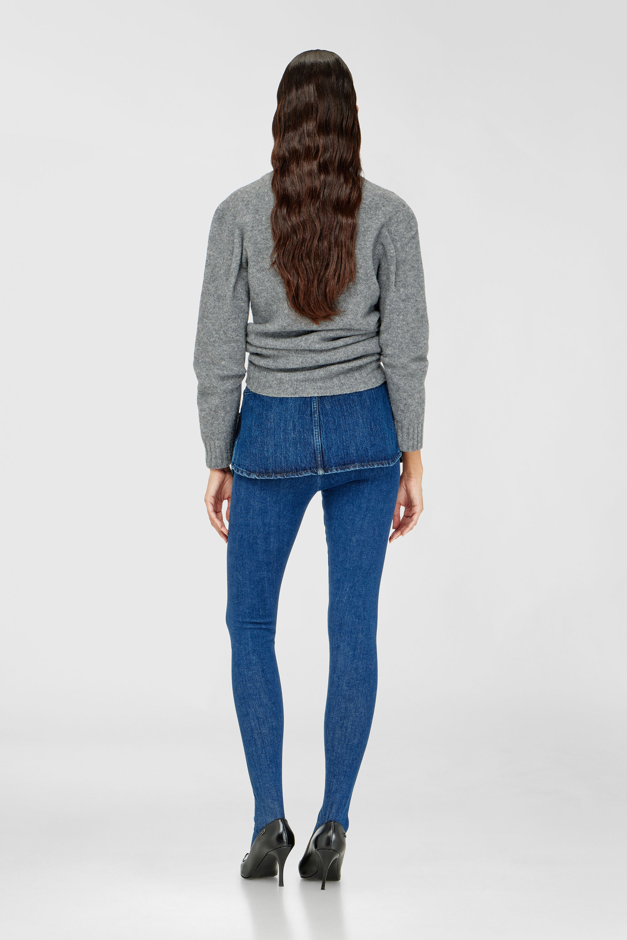Diesel - Skinny Jeans D-Spika 09R31 Femme, Bleu Fonc&eacute; - Image 3