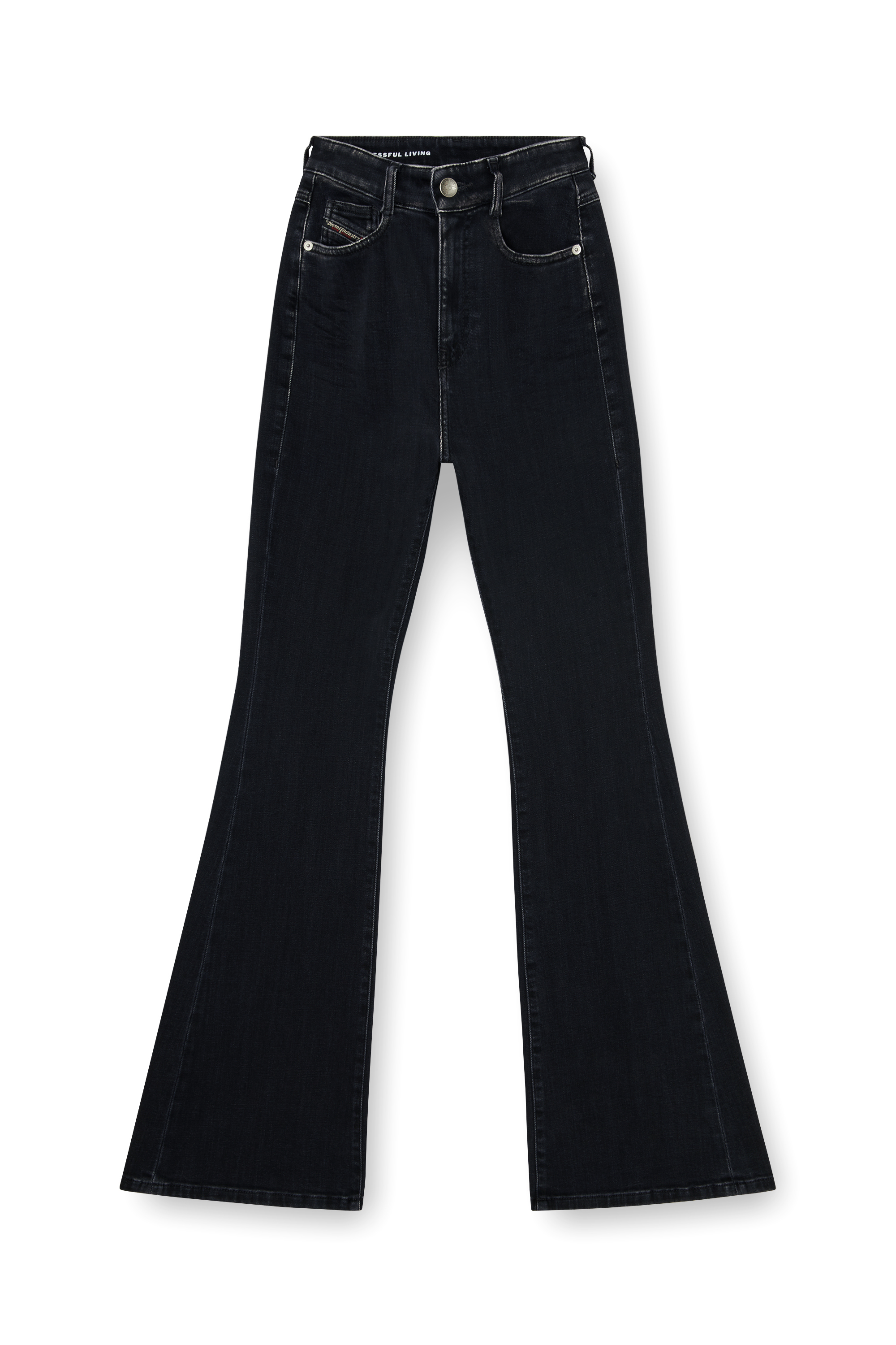 Diesel - Bootcut Jeans 1973 D-Partt 09P75 Femme, Noir/Gris fonc&eacute; - Image 3