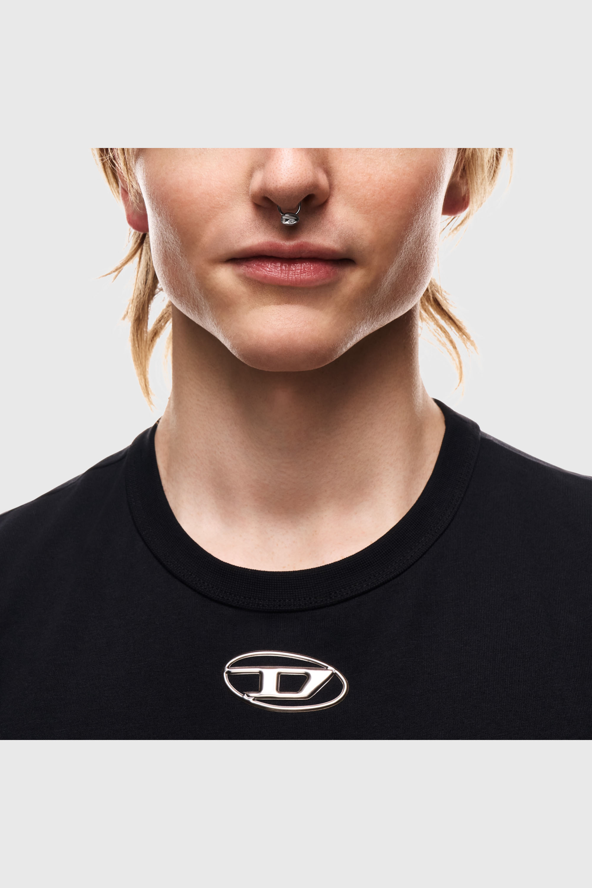 Diesel - DX1701040 JEWELLERY, Bijou de septum en acier inoxydable Mixte in Gris argent&eacute; - 5