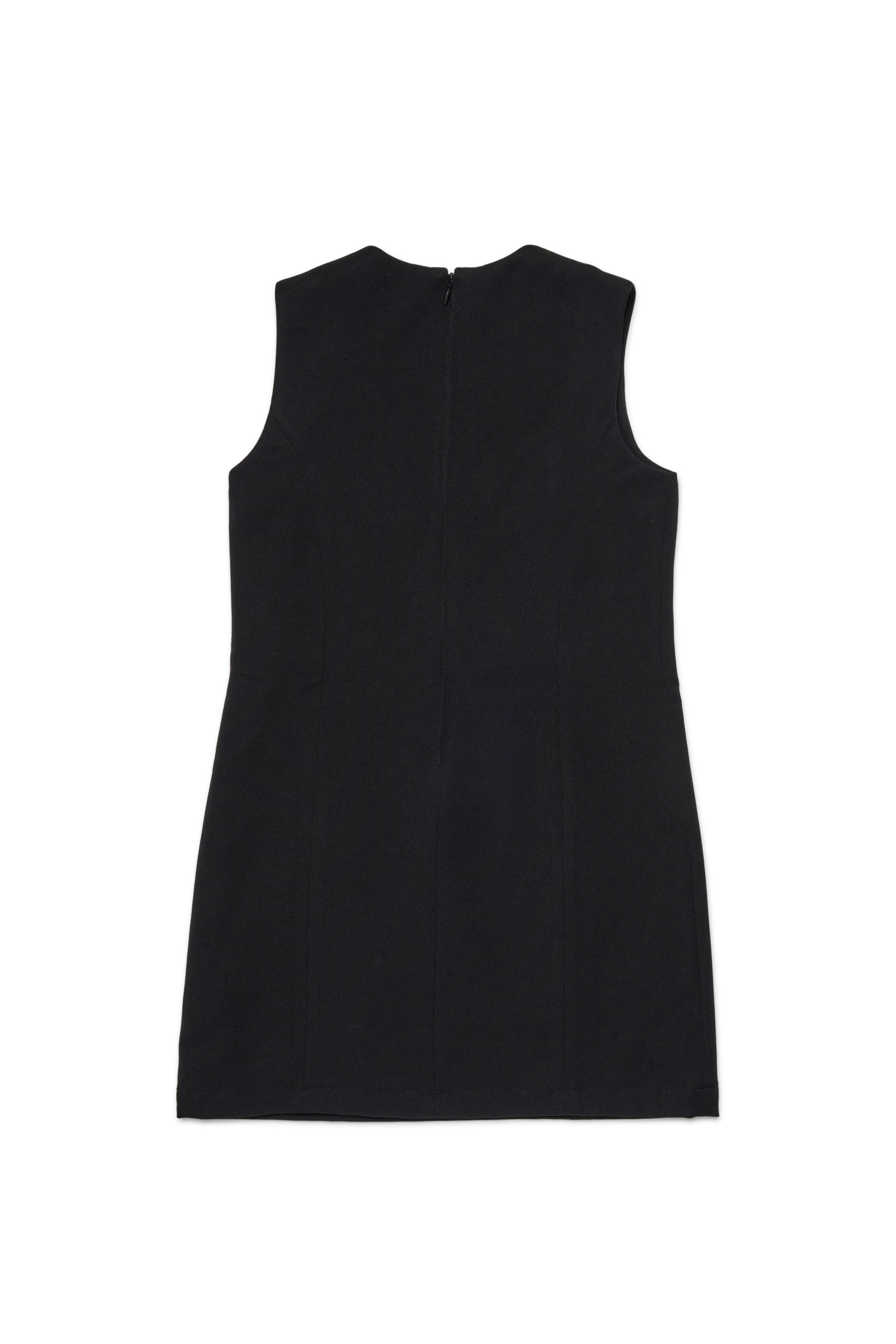 Diesel - DELAILA, Robe avec fermeture éclair à l'arrière Femme in Noir - 2