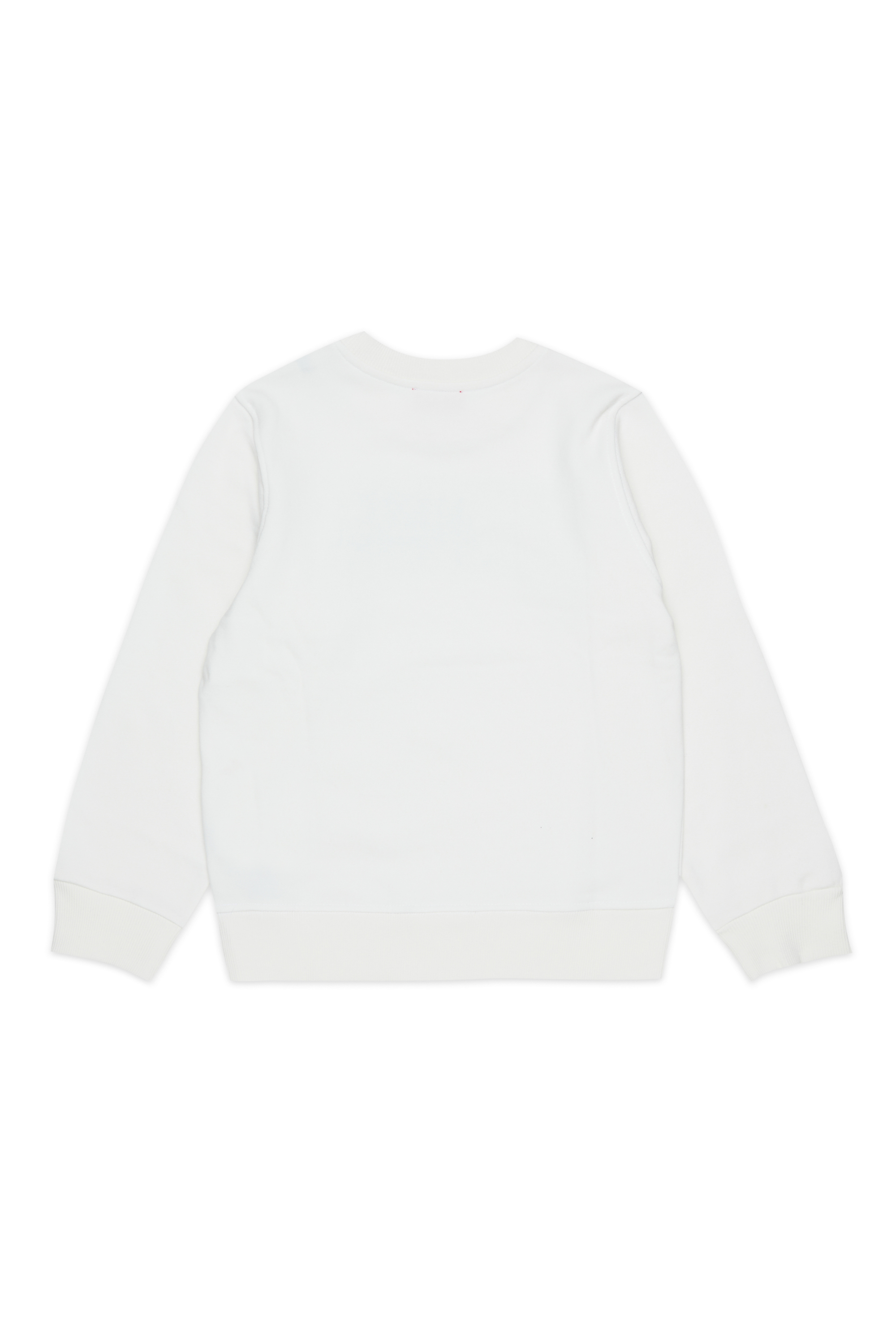 Diesel - SLOMIX, Sweat-shirt avec logo effet us&eacute; Homme in Blanc - 2